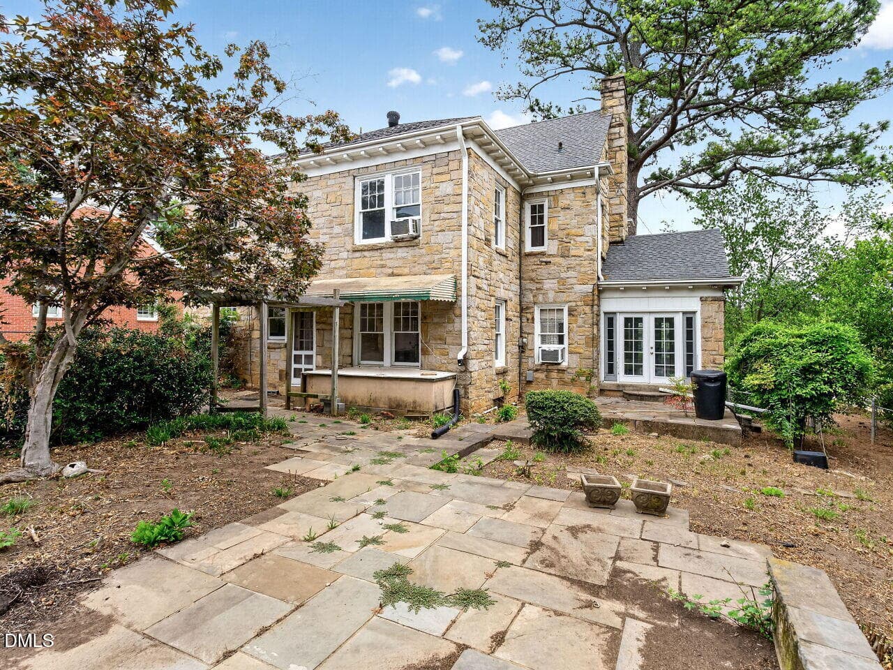 026-1280x960-back-of-home - 1509 Caswell Street, Raleigh, NC 27608, Raleigh