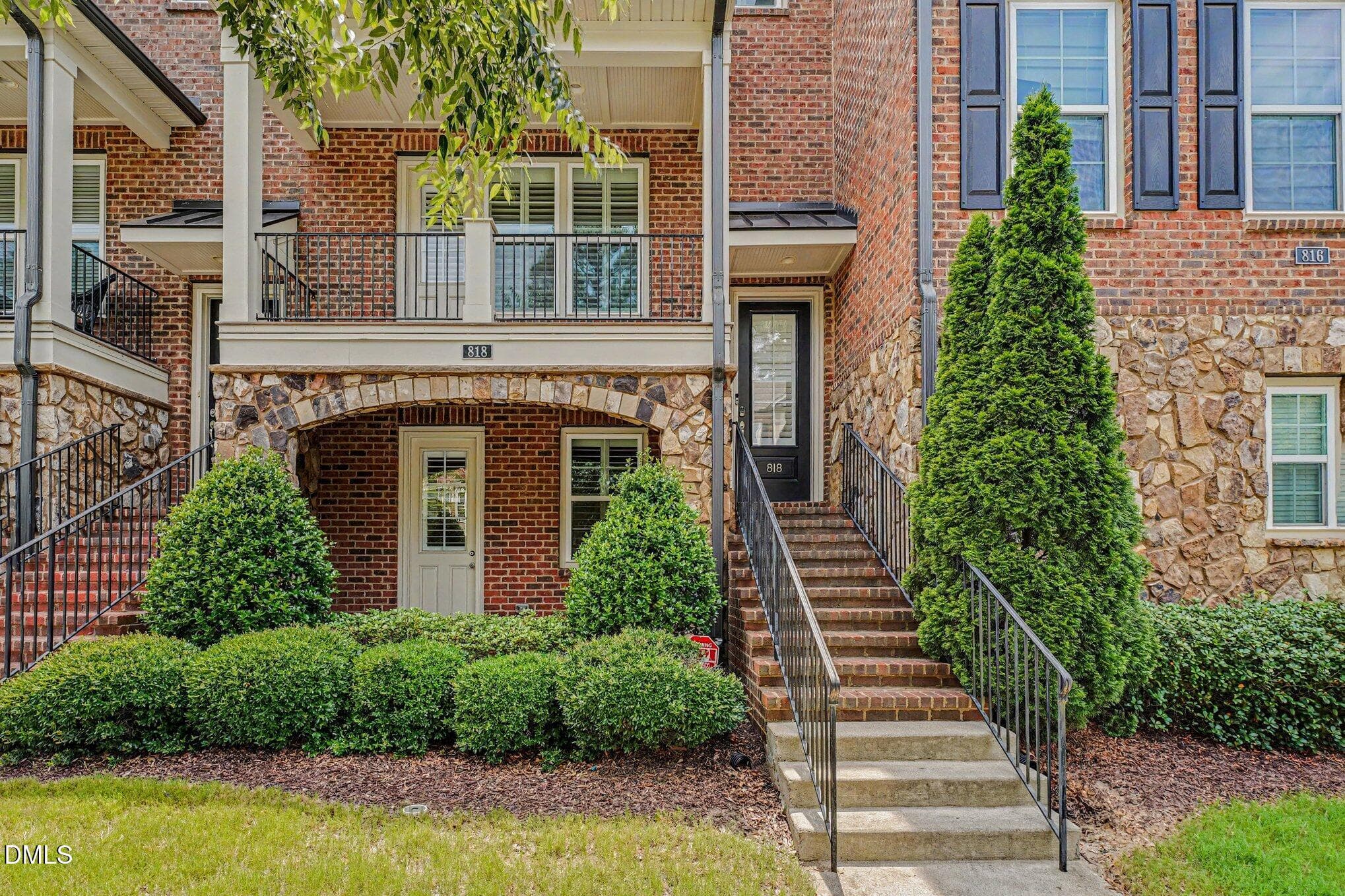 Townhouse Exterior - 818 Bankston Woods Way, Raleigh, NC 27609, Raleigh