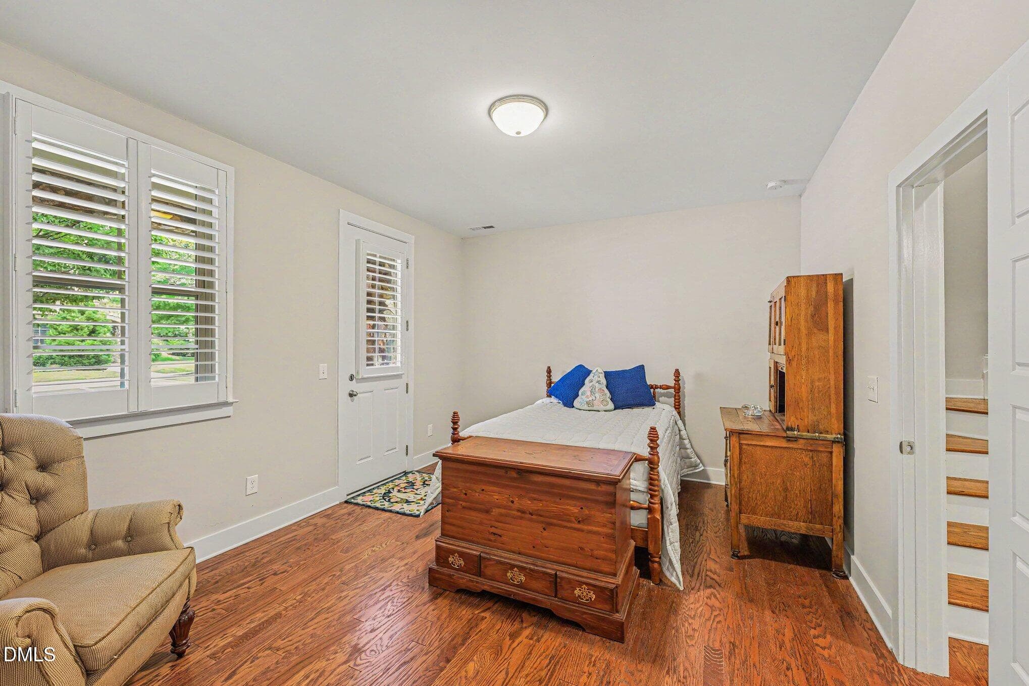 First Floor Bedroom with Patio Access - 818 Bankston Woods Way, Raleigh, NC 27609, Raleigh