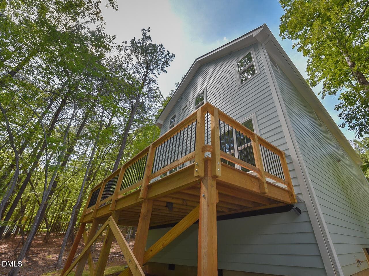 Exterior - back deck - ok - 6782 Calais Drive, Durham, NC 27712, Durham