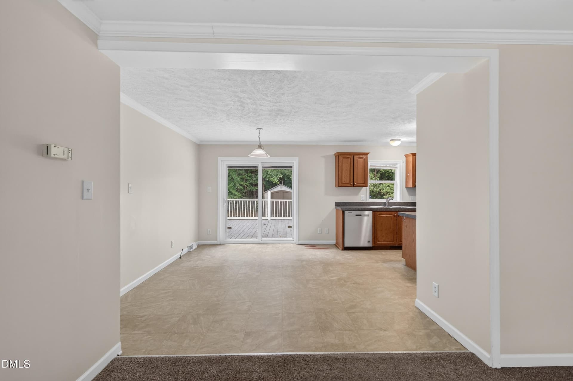 Open Concept Dining/Kitchen - 126 Hunter Road, Henderson, NC 27537