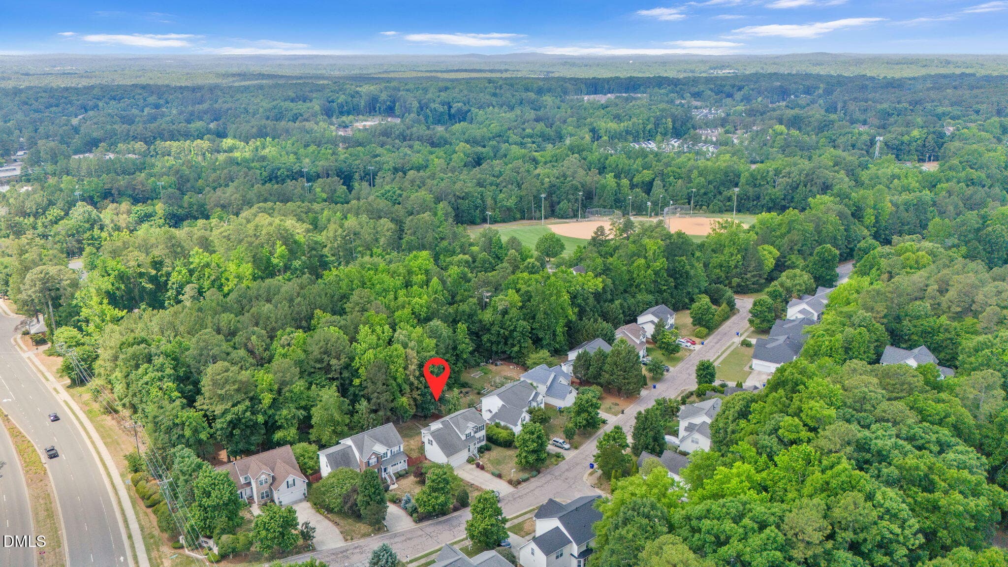 Drone View - 105 New Parkside Drive, Chapel Hill, NC 27516, Chapel Hill