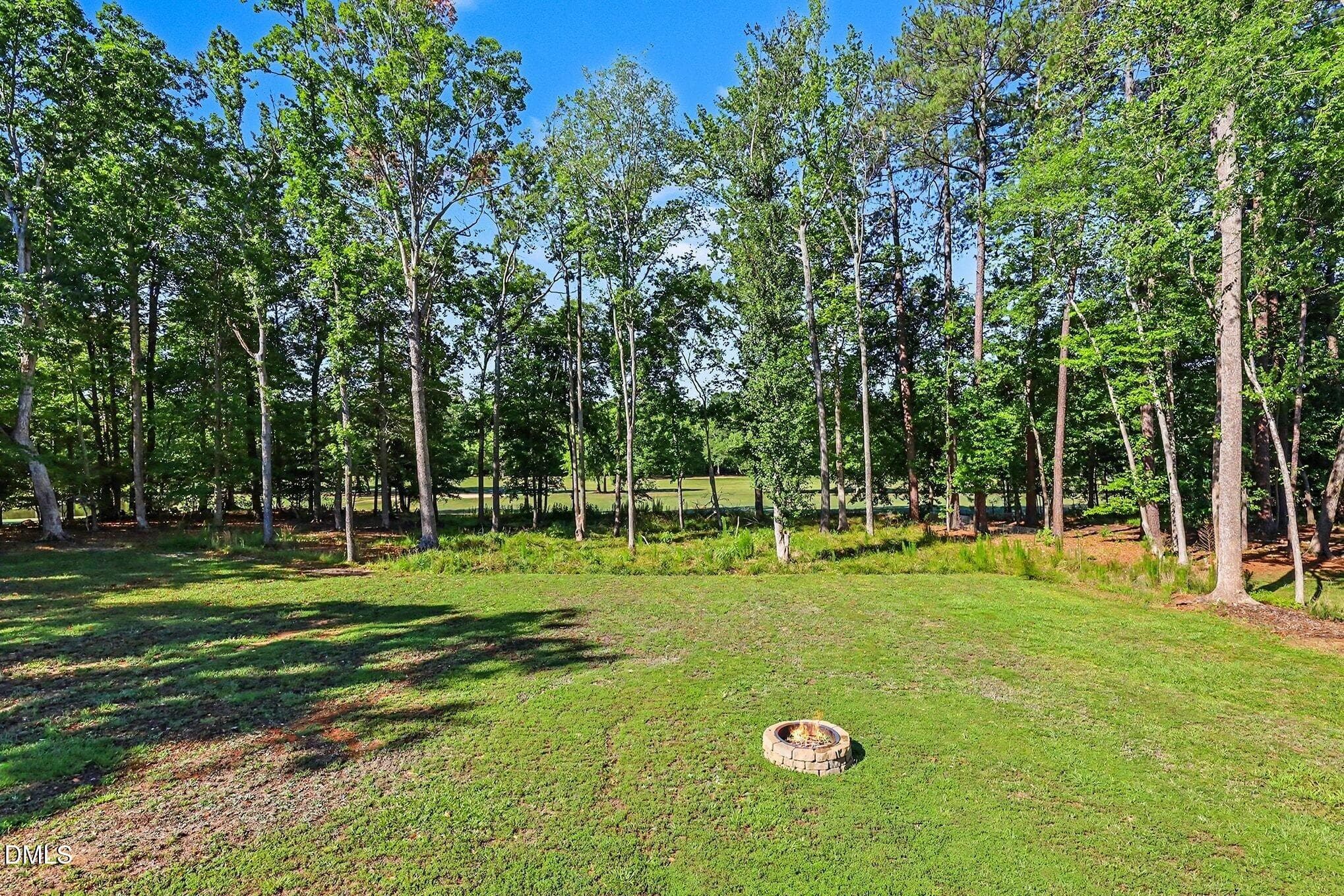 Backyard with view of the Golf Course - 169 Black Cloud Drive, Louisburg, NC 27549, Louisburg