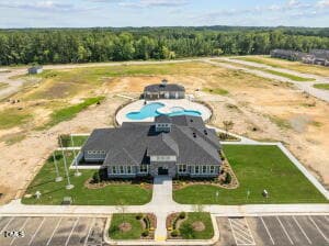 HC Clubhouse Aerial - 1201 Brookrun Drive, Oxford, NC 27565