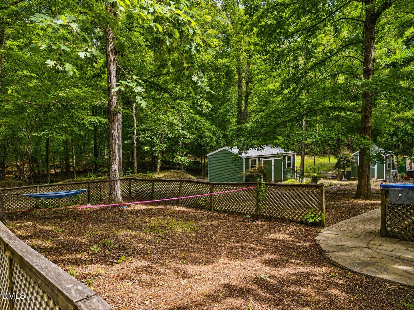 fenced in yard - 4505 Renfrew Drive, Durham, NC 27705, Durham