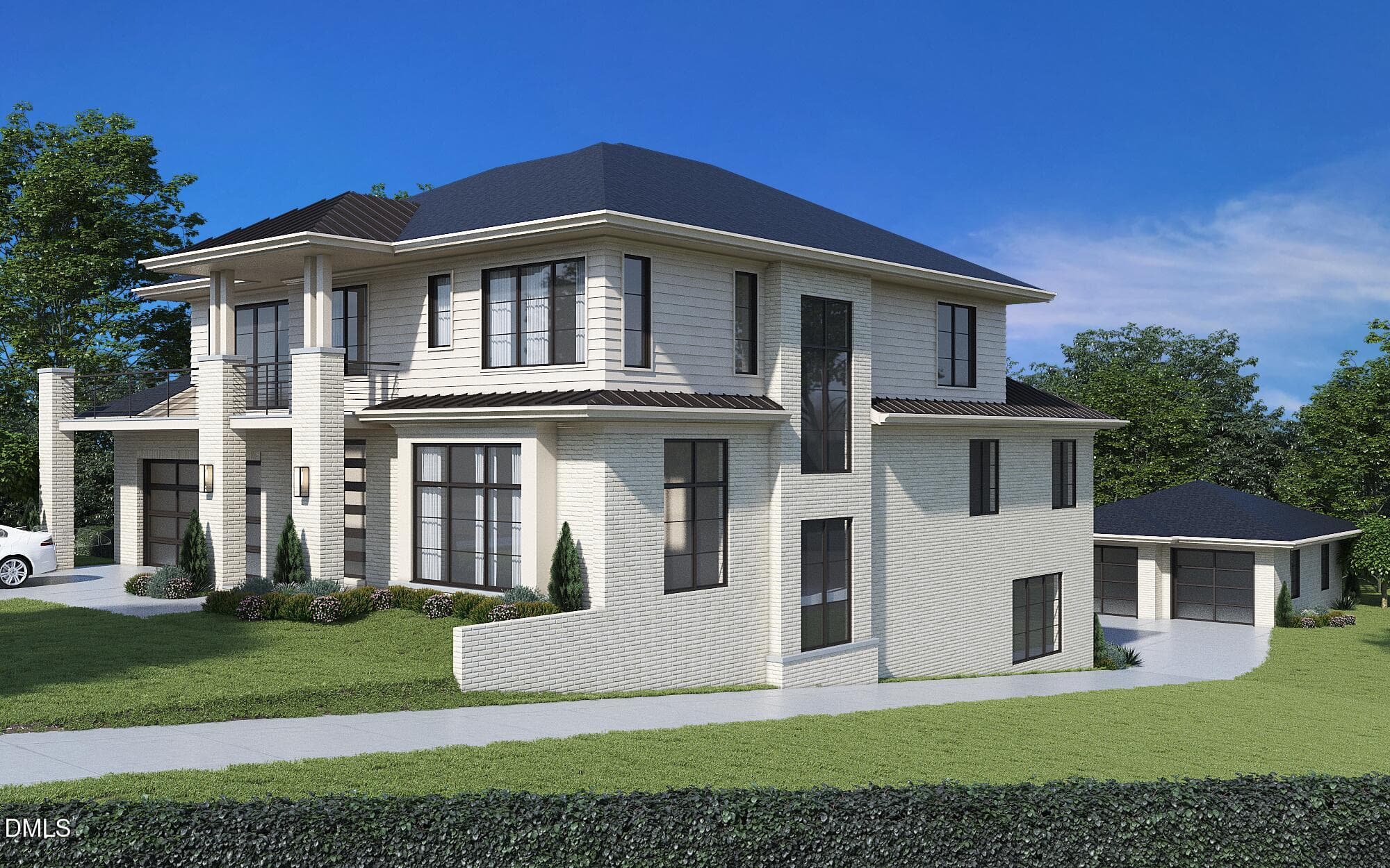 Rothgeb Side Elevation - 2817 Rothgeb Drive, Raleigh, NC 27609, Raleigh