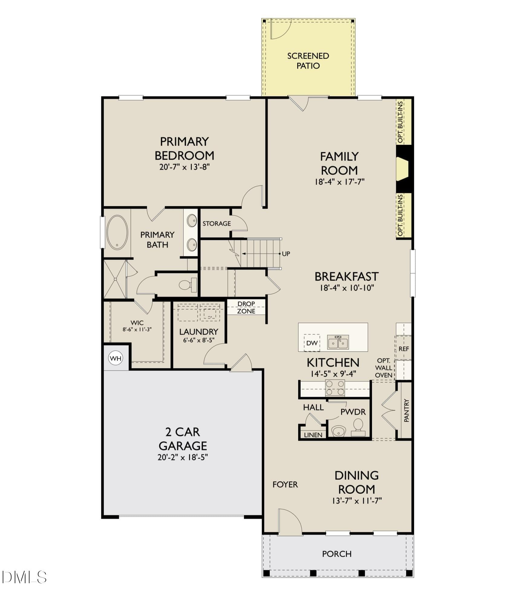 Floorplan 1 - 605 Posterity Place 58, Rolesville, NC 27587