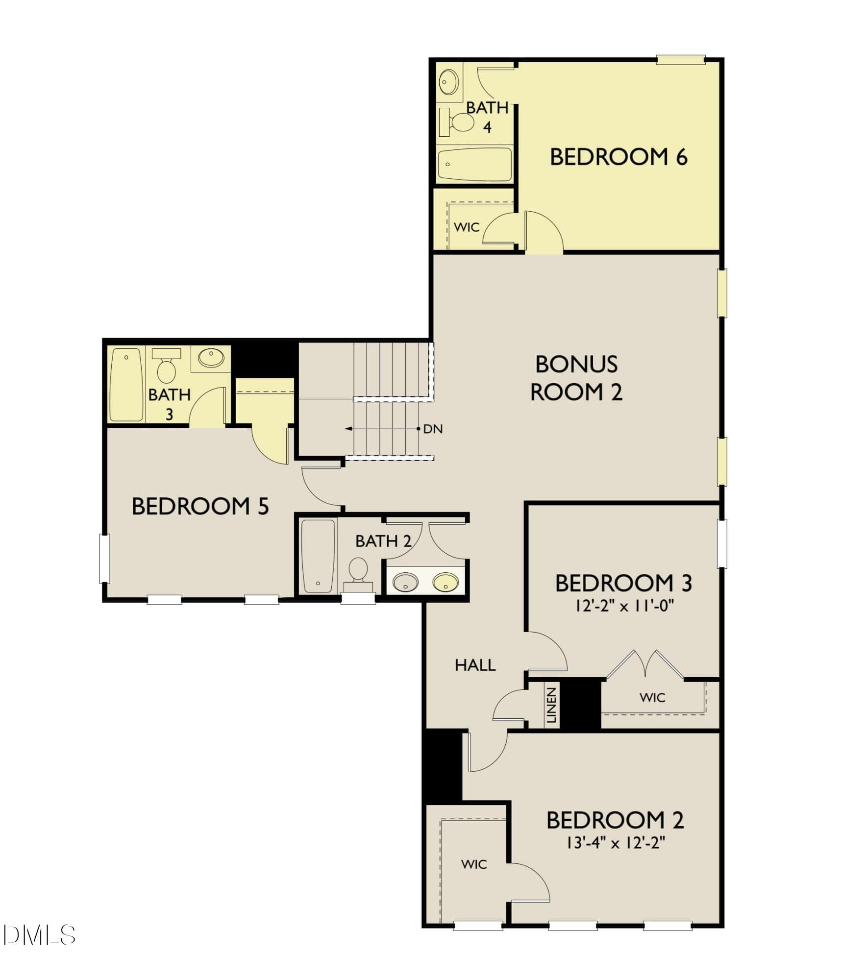 Floorplan 2 - 605 Posterity Place 58, Rolesville, NC 27587