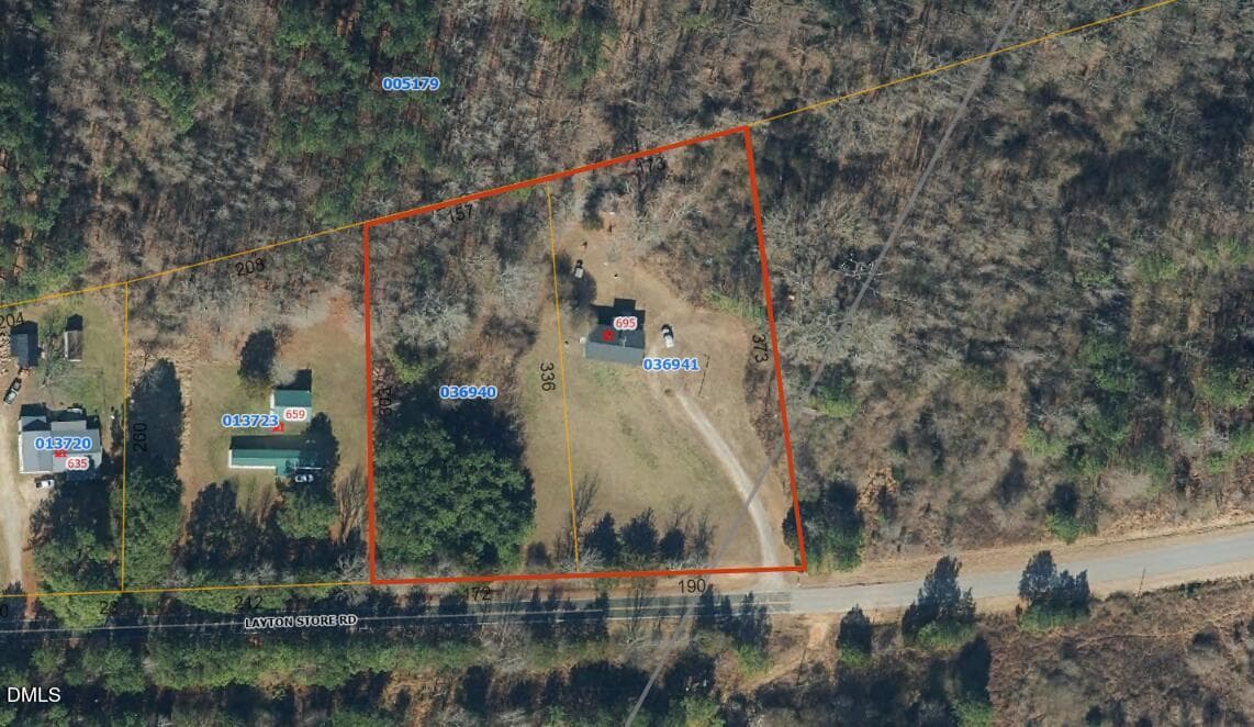 695 Layton Store Rd GIS two lots with re - 695 Layton Store Road, Castalia, NC 27816, Castalia