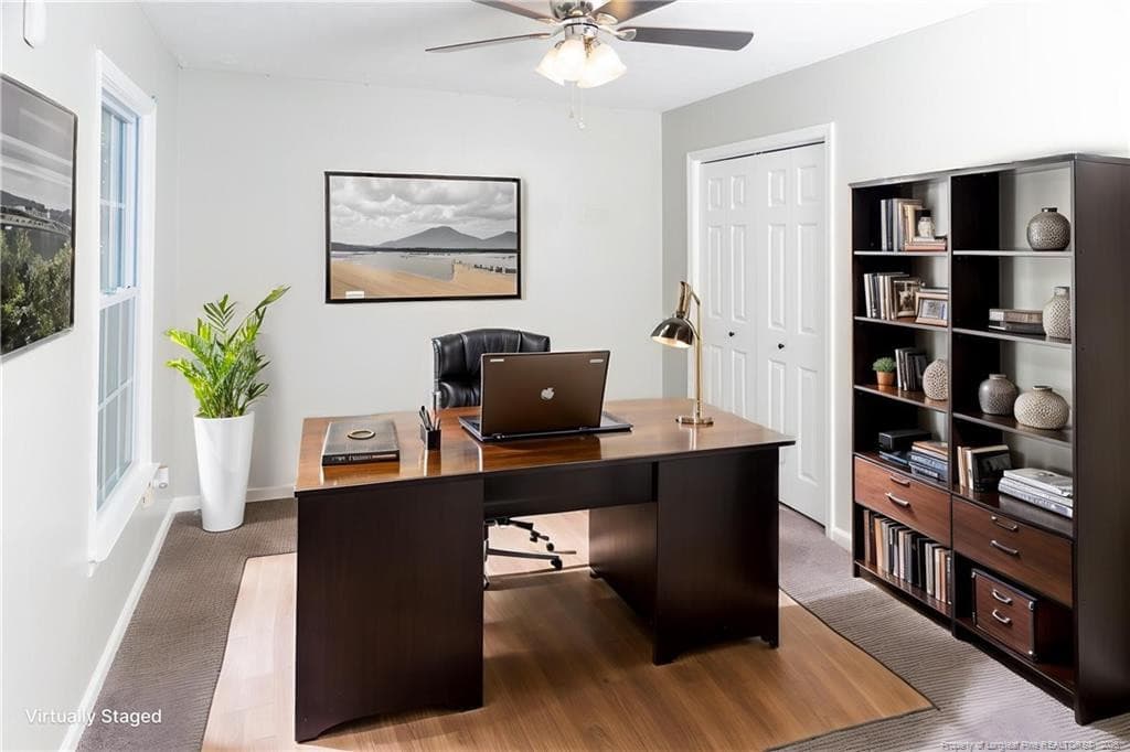 Office / Bedroom V-Staged - 6205 Gambrills Court, Fayetteville, NC 28304, Fayetteville
