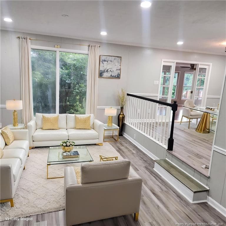 Living Rm V-Staged - 6205 Gambrills Court, Fayetteville, NC 28304, Fayetteville