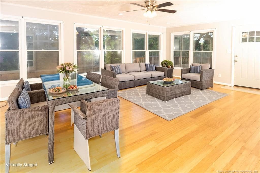 Sunroom V-Staged - 6205 Gambrills Court, Fayetteville, NC 28304, Fayetteville