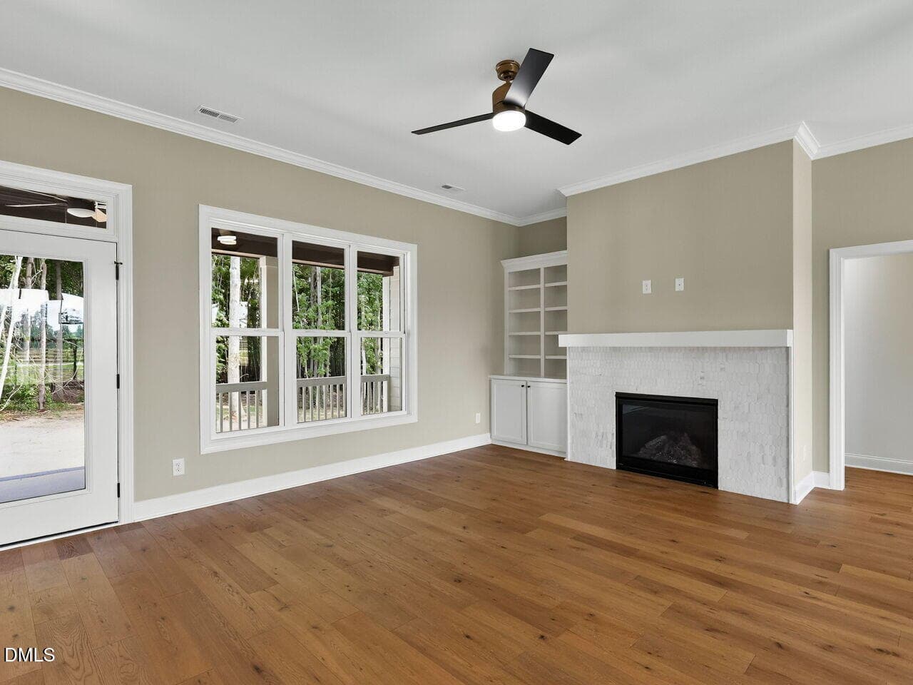 010-1280x960-family-room-with-fireplace - 3205 Old Us Highway 64, Spring Hope, NC 27882