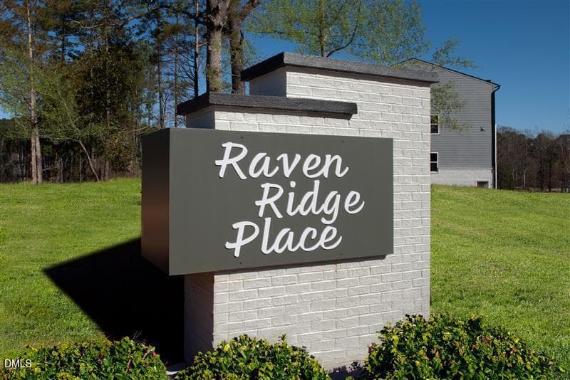 Raven Ridge Place Community Monument - 10559 Pleasant Branch Drive Unit 201, Raleigh, NC 27614, Raleigh