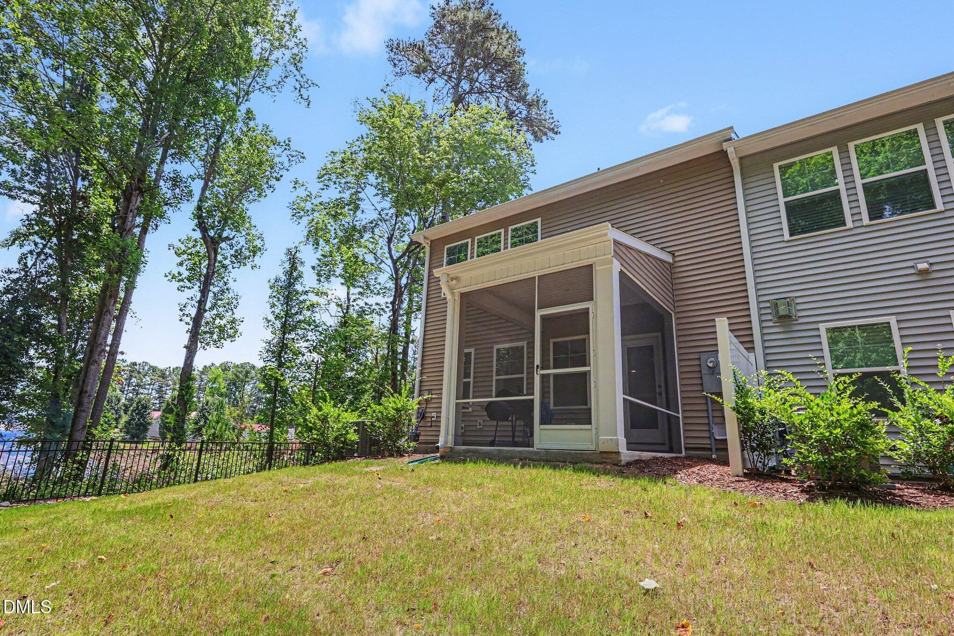 Rear Exterior - 204 Hiking Hill Lane 24, Garner, NC 27529