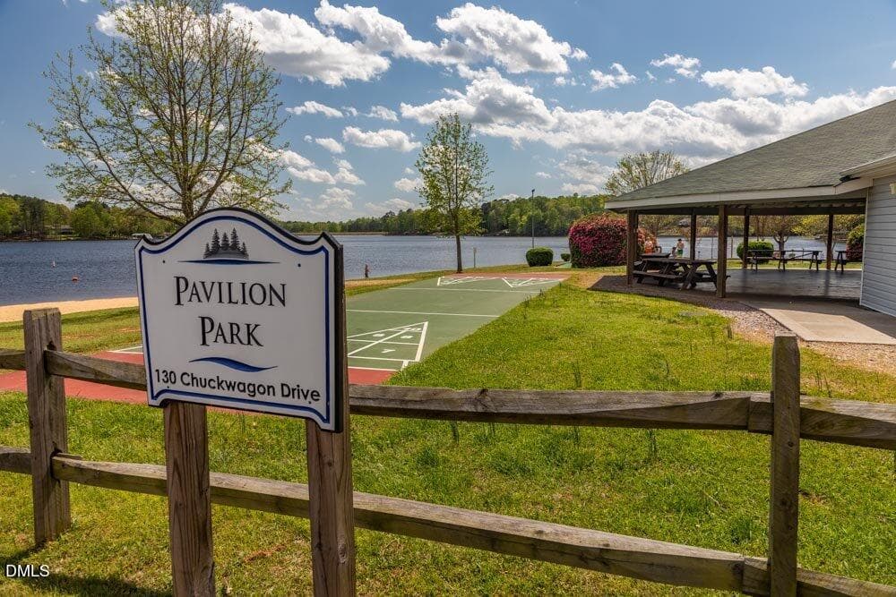 Pavilion with suffleboard - 121 Santee Drive, Louisburg, NC 27549, Louisburg