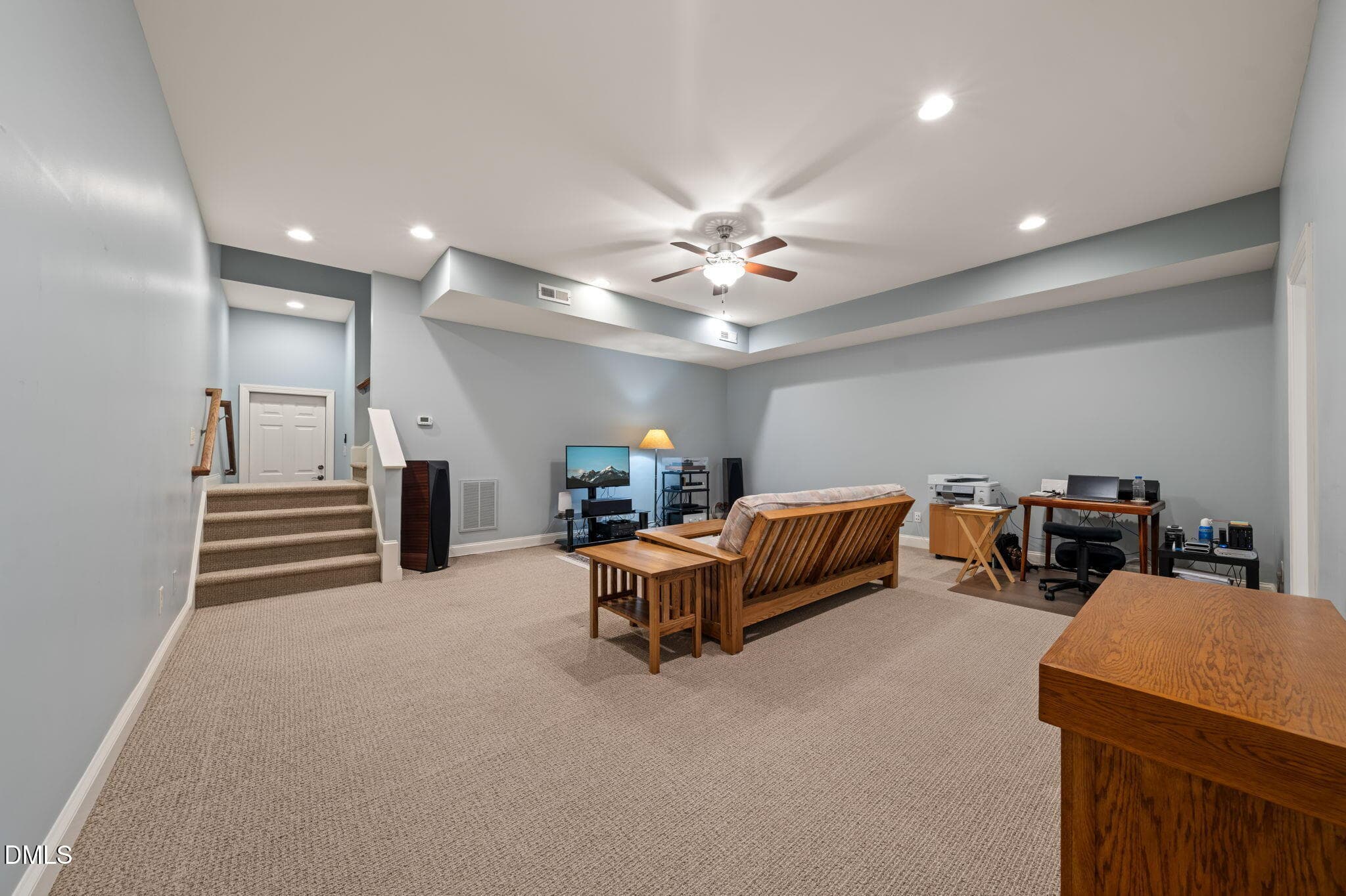 Bonus room on lower level - 225 Anniston Court, Cary, NC 27519, Cary
