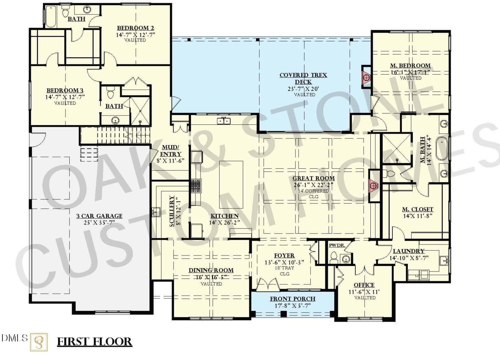 Hidden Lake - Lot 16 -Brochure 1st flr - 340 Hidden Lake Drive, Youngsville, NC 27596, Youngsville