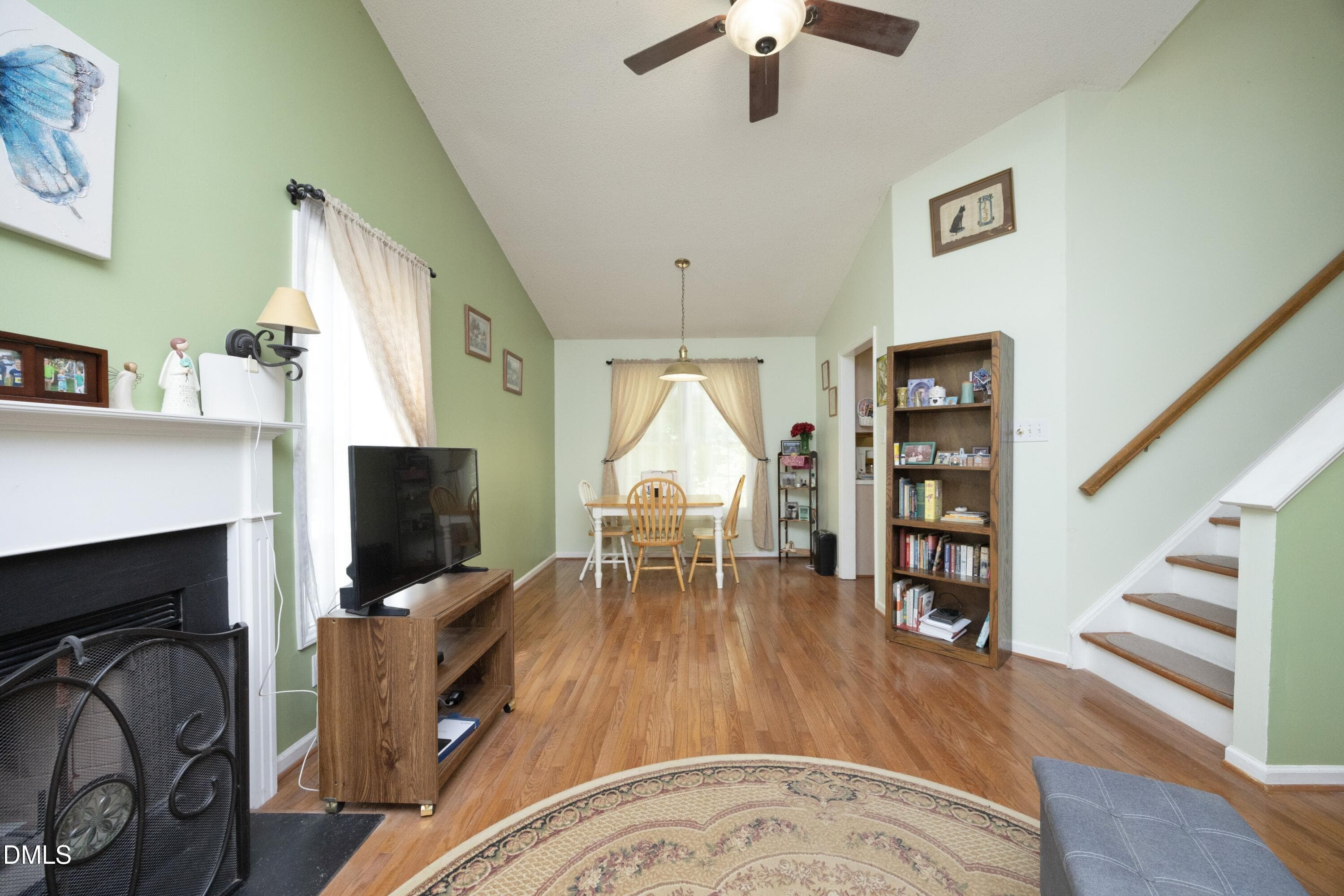 Family room open to dining room - 104 Penland Court, Cary, NC 27519, Cary