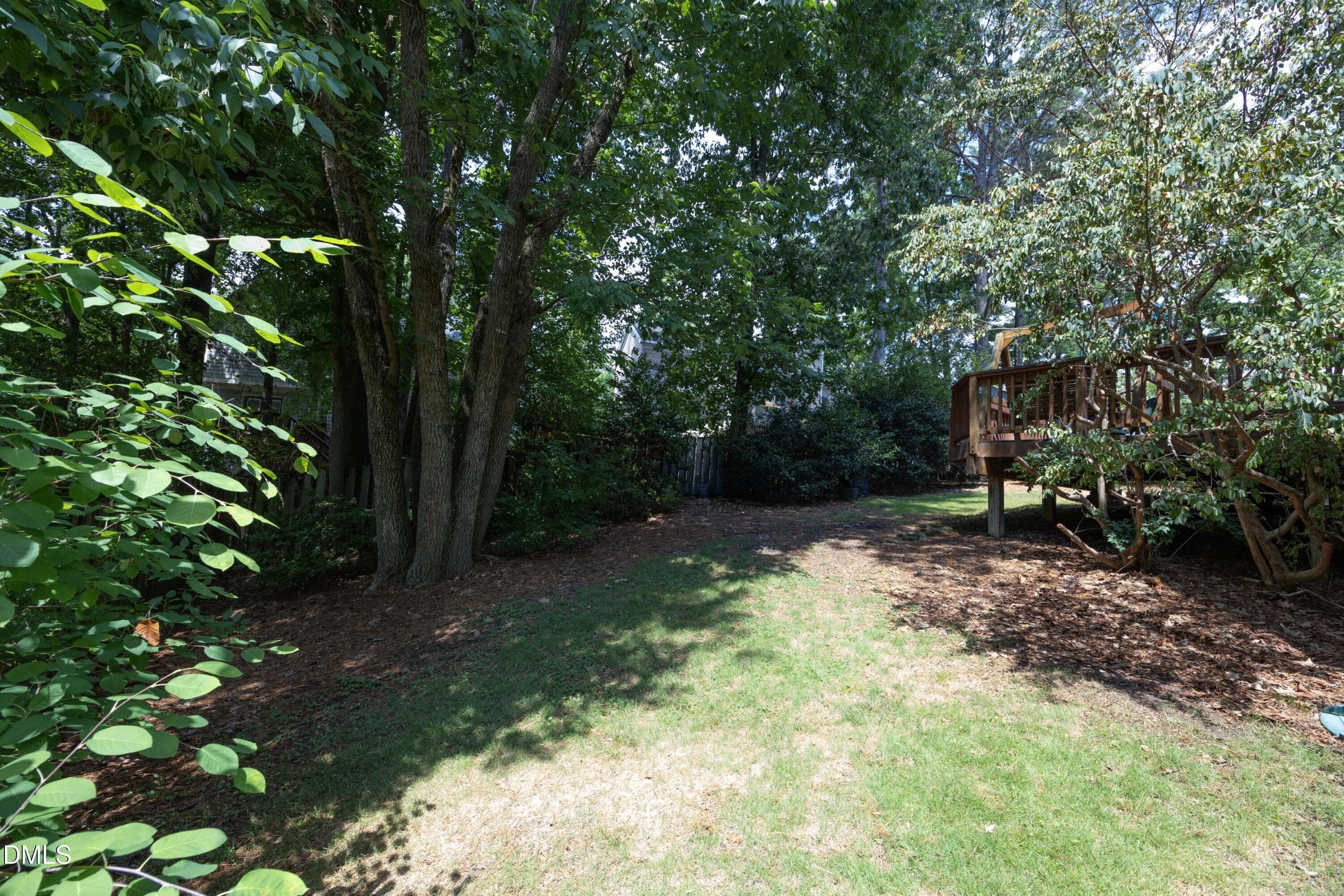 Another view of rear yard - 104 Penland Court, Cary, NC 27519, Cary