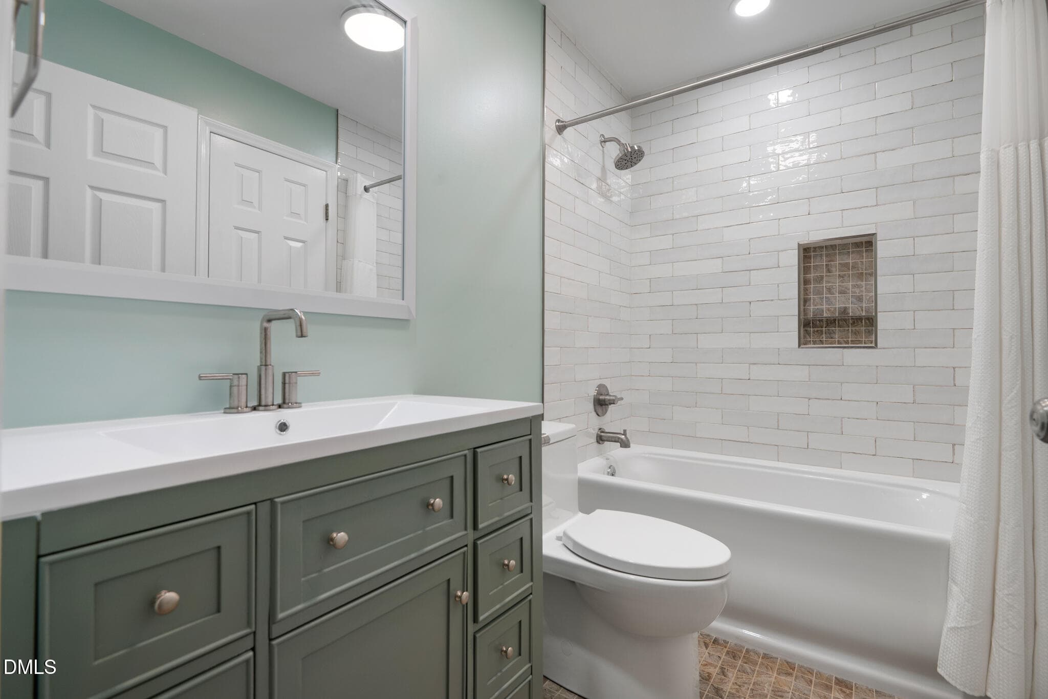 Hall bathroom - 9021 Collins Creek Drive, Chapel Hill, NC 27516, Chapel Hill