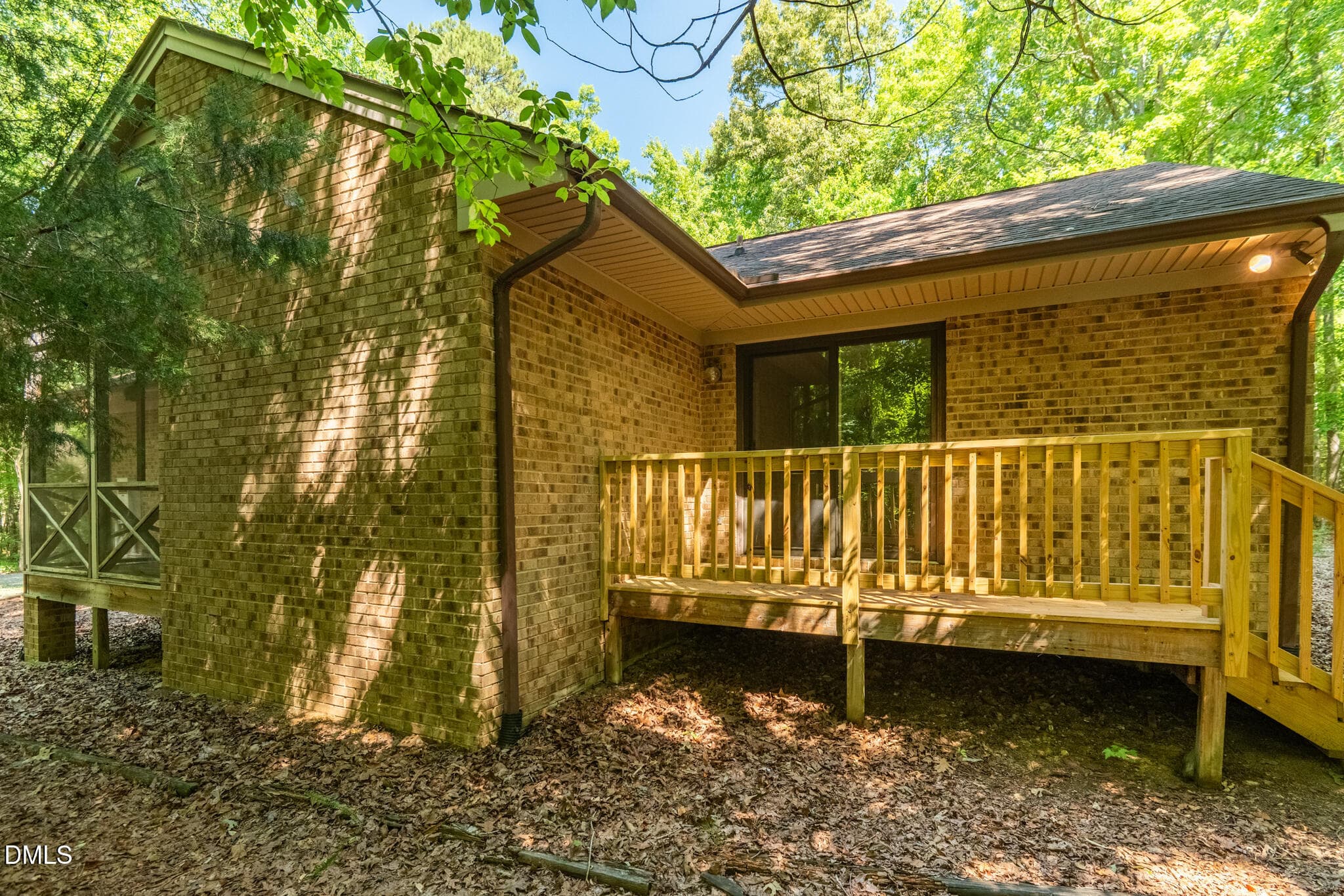 Private deck off primary bedroom - 9021 Collins Creek Drive, Chapel Hill, NC 27516, Chapel Hill