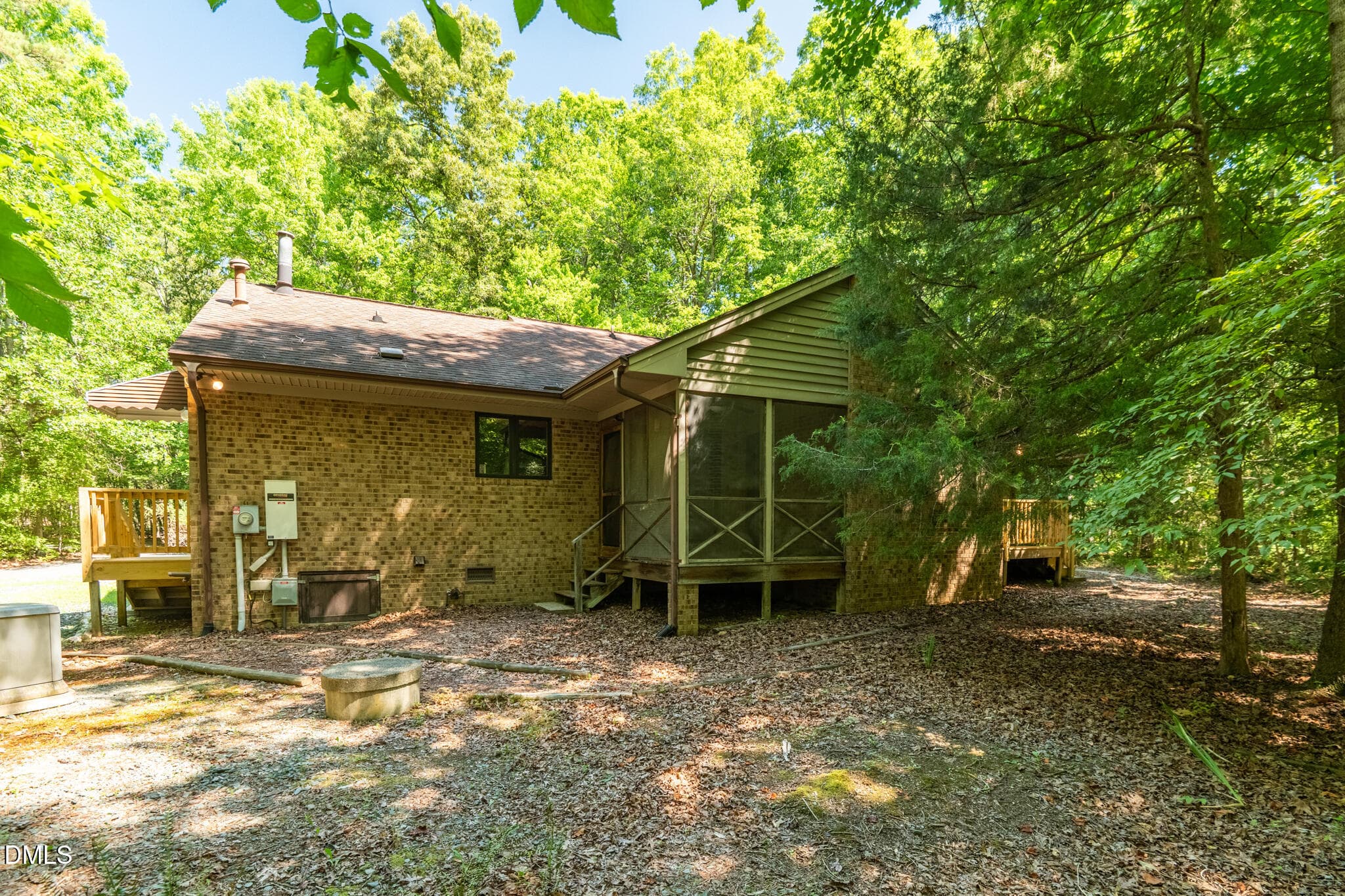 Back of home - 9021 Collins Creek Drive, Chapel Hill, NC 27516, Chapel Hill