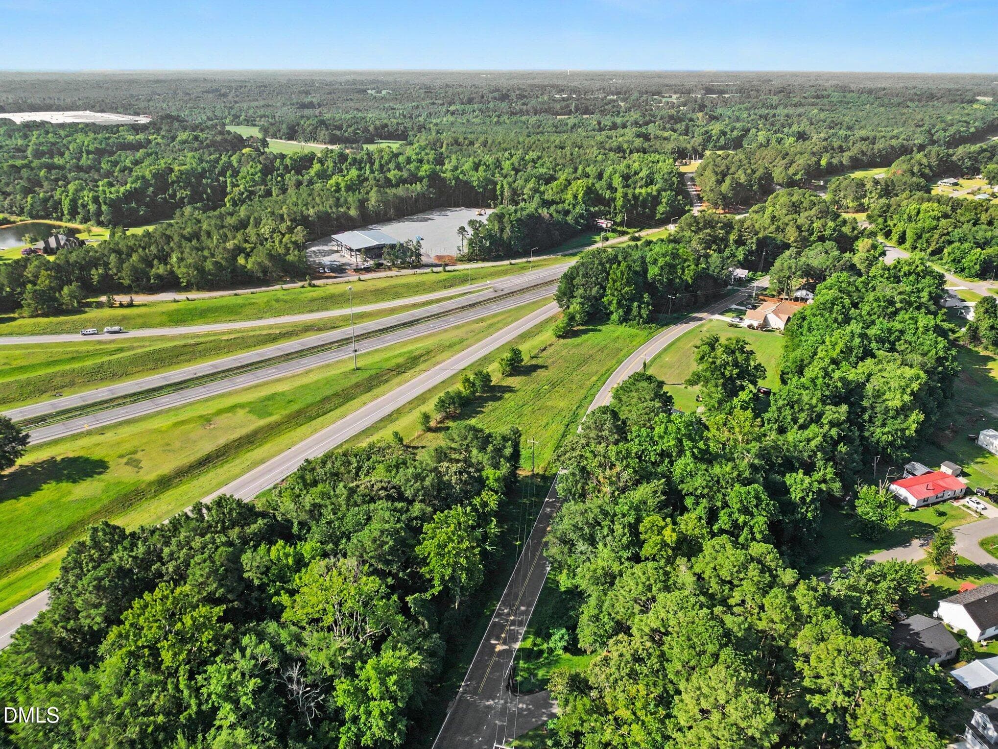 Aerial View - 113 Allendale, Four Oaks, NC 27524