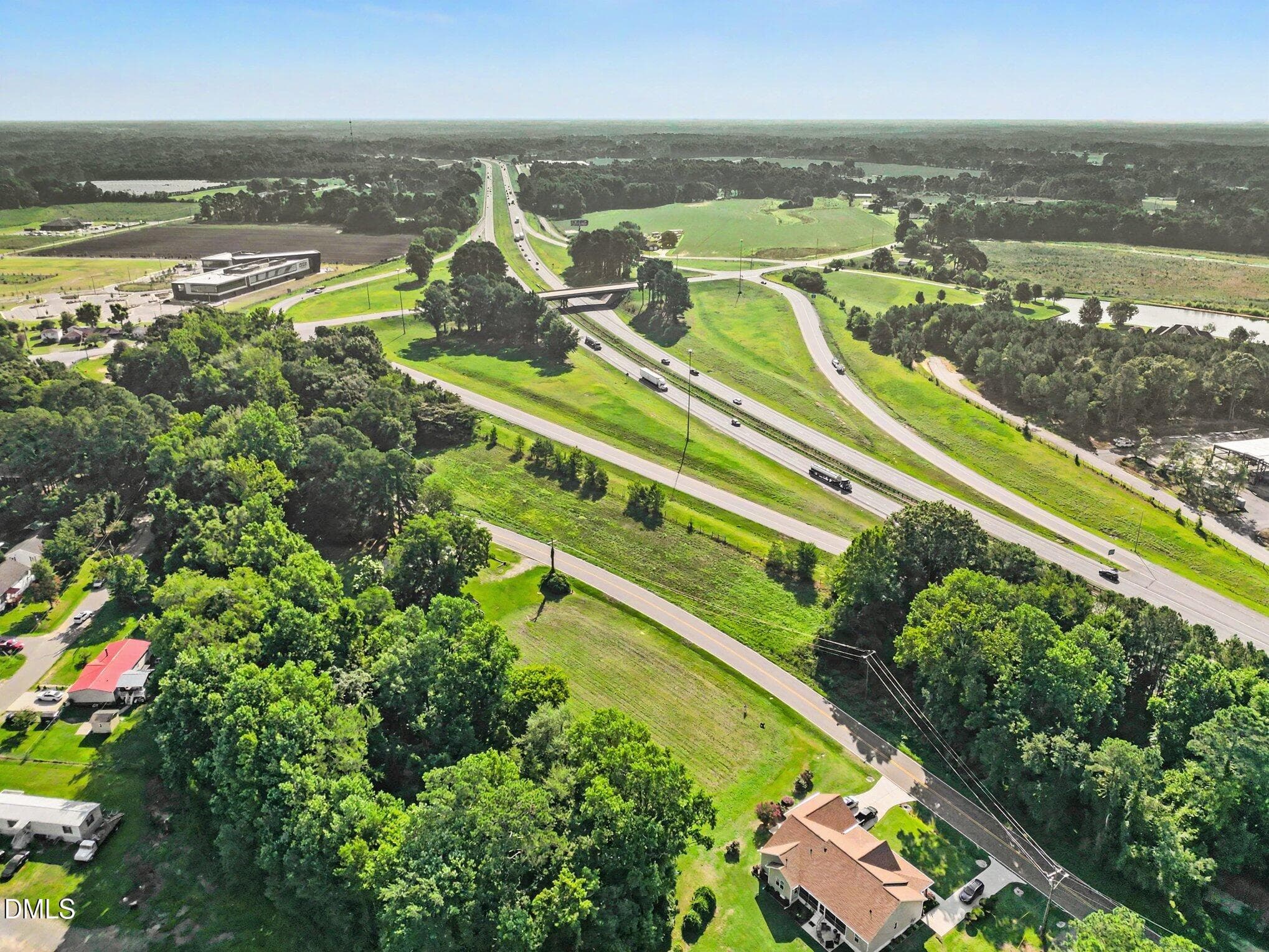 Aerial View - 113 Allendale, Four Oaks, NC 27524