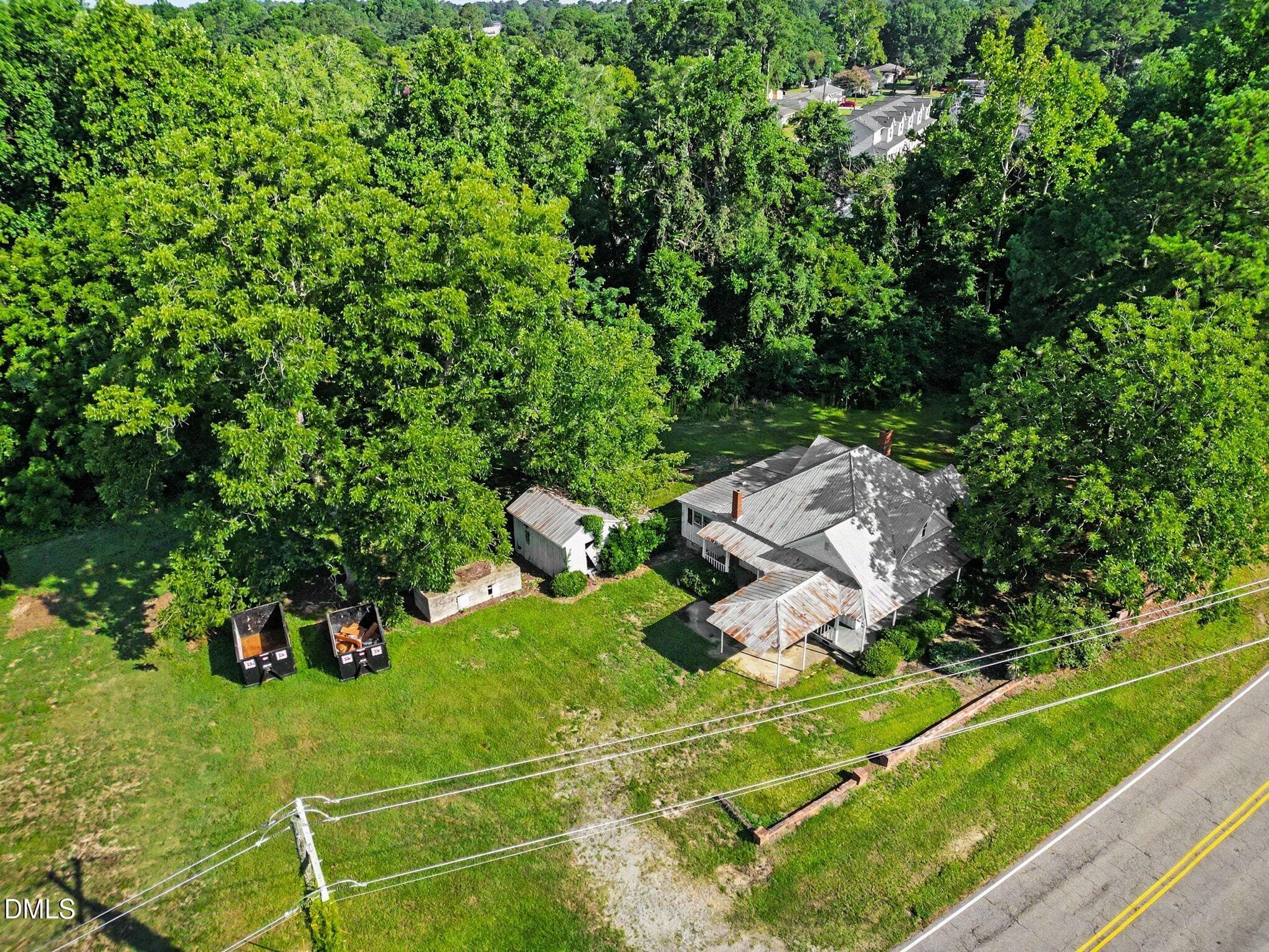 Aerial View - 113 Allendale, Four Oaks, NC 27524