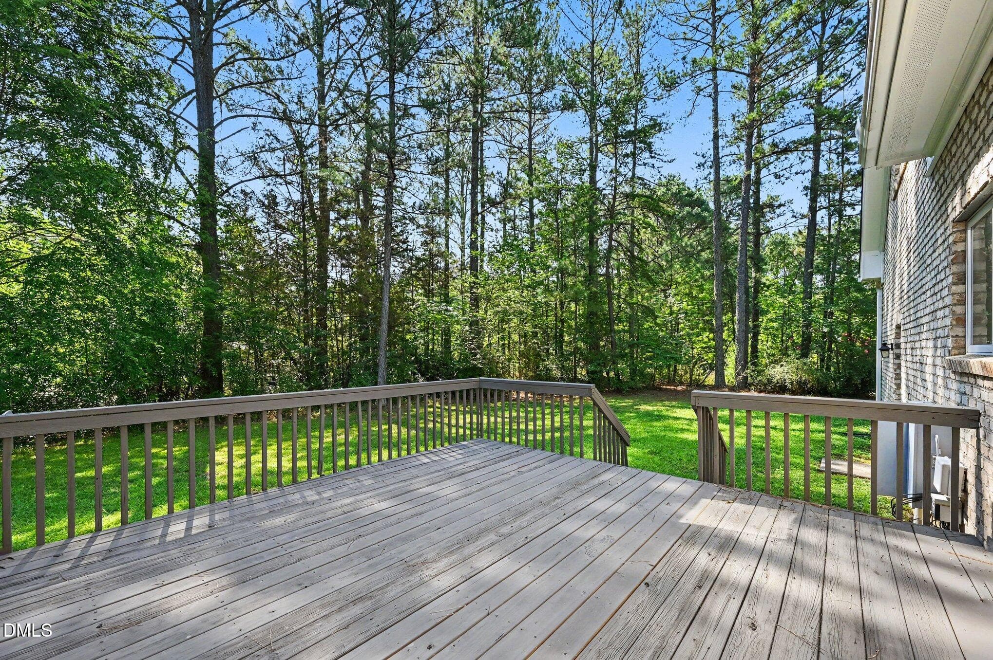 Rear Deck - 1021 Reaves Drive, Chapel Hill, NC 27516, Chapel Hill