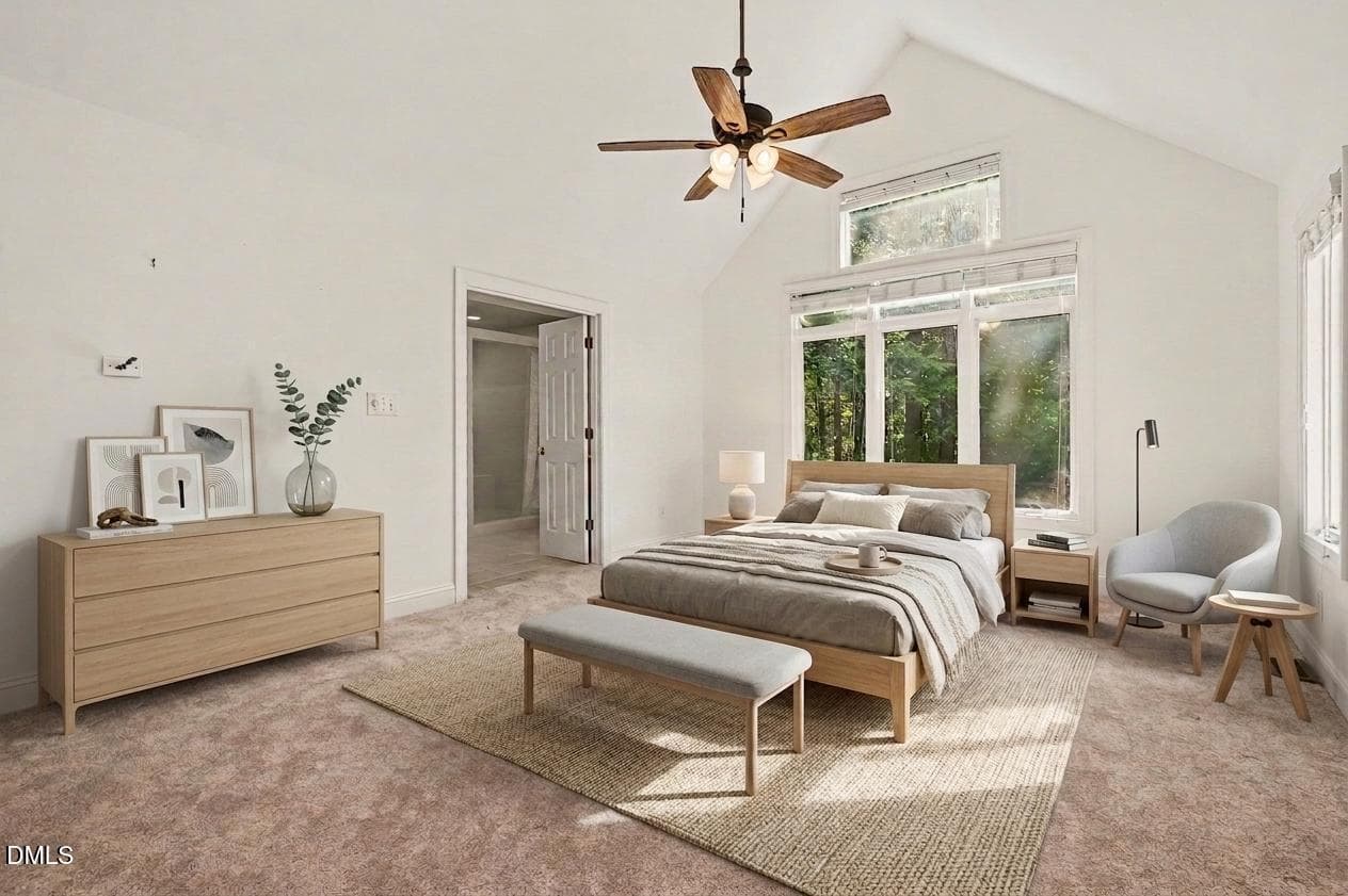 Primary Bedroom - 1021 Reaves Drive, Chapel Hill, NC 27516, Chapel Hill