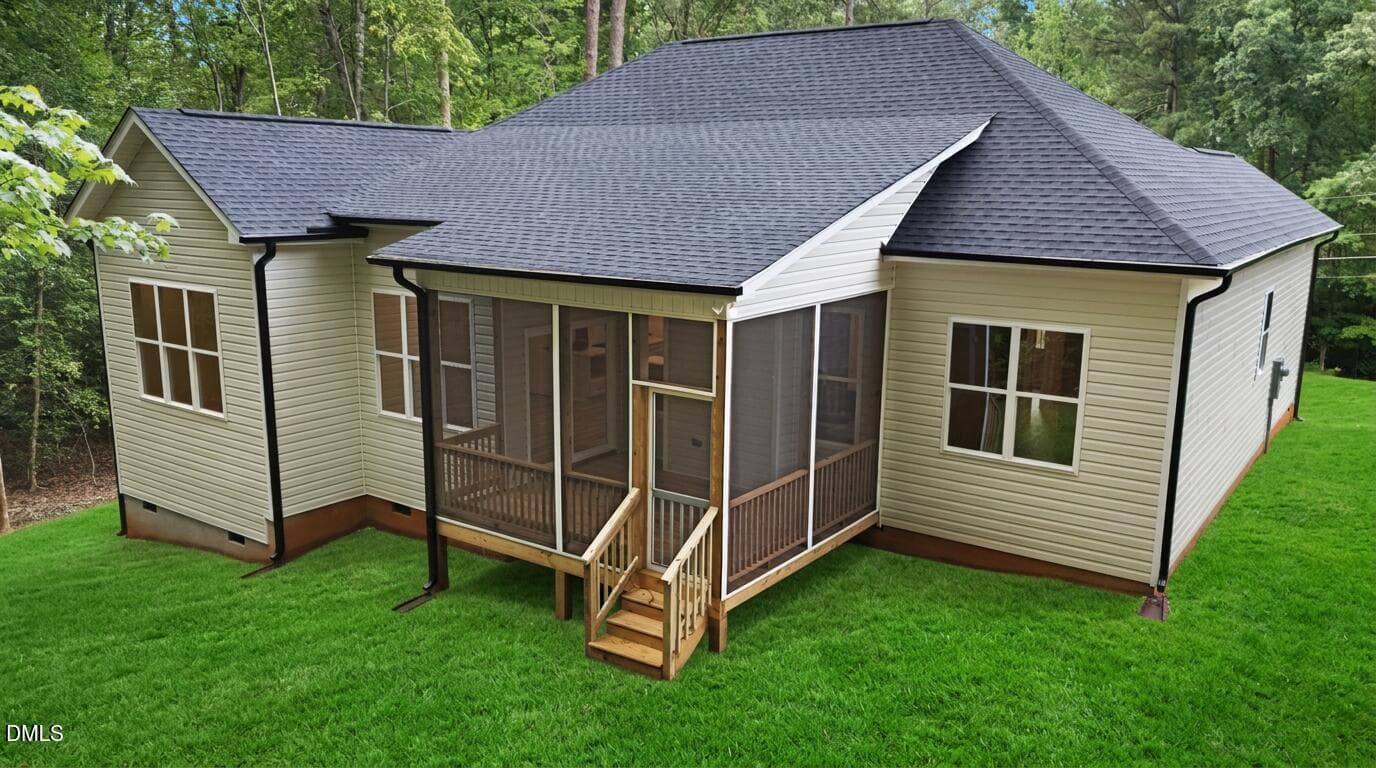 AerialRearElevation - 135 Seneca Drive, Louisburg, NC 27549, Louisburg