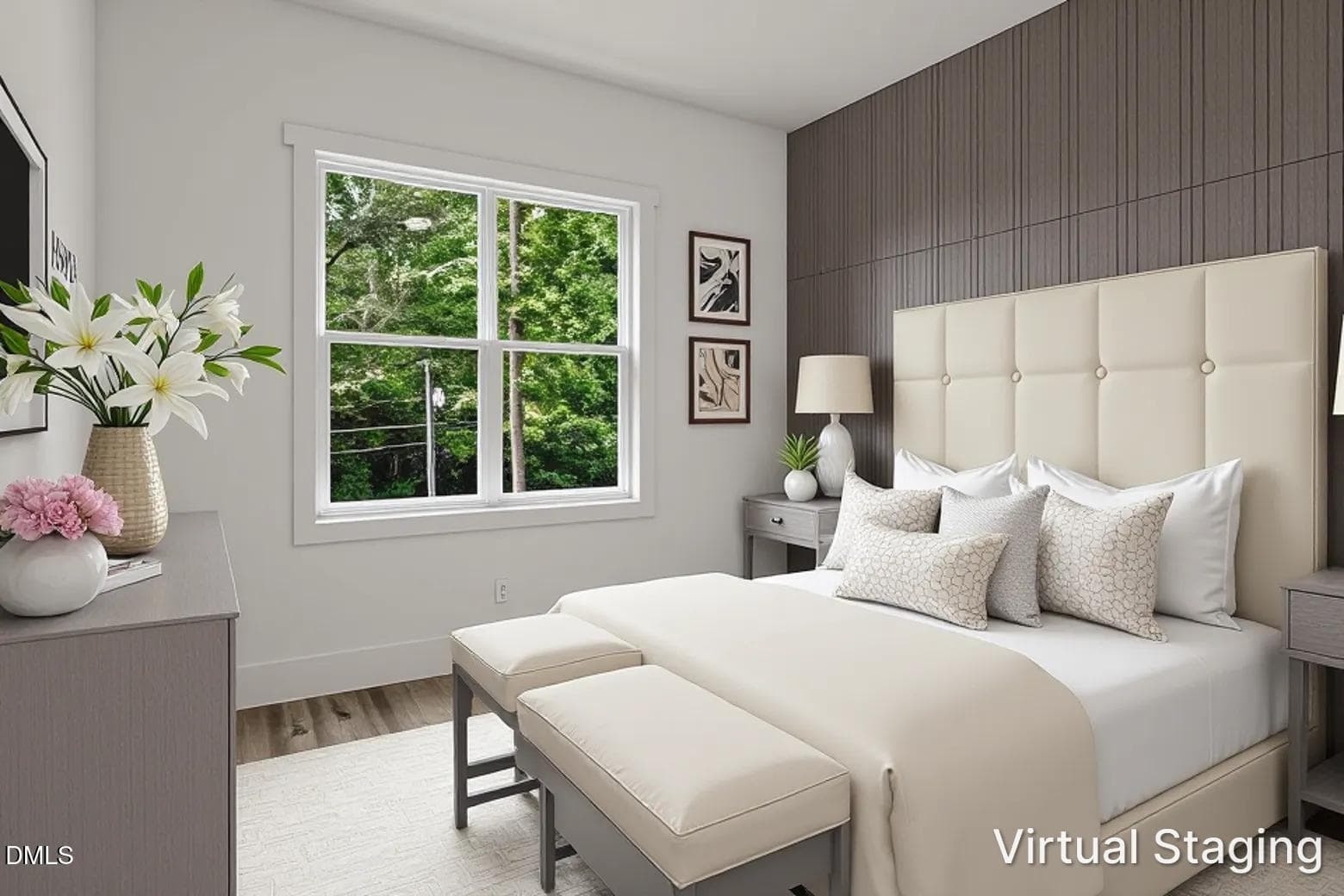 Bedroom1VirtualStaged - 135 Seneca Drive, Louisburg, NC 27549, Louisburg