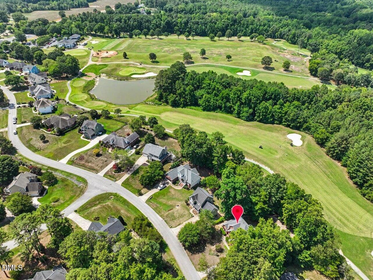 088-Aerial View - 3608 Kapalua Way, Raleigh, NC 27610, Raleigh