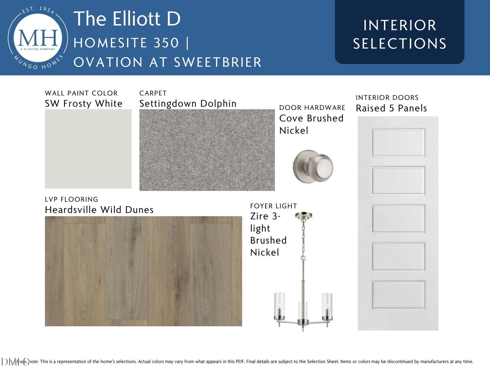 Interior Design Selections - 2024 Bull City Bend 350, Durham, NC 27703