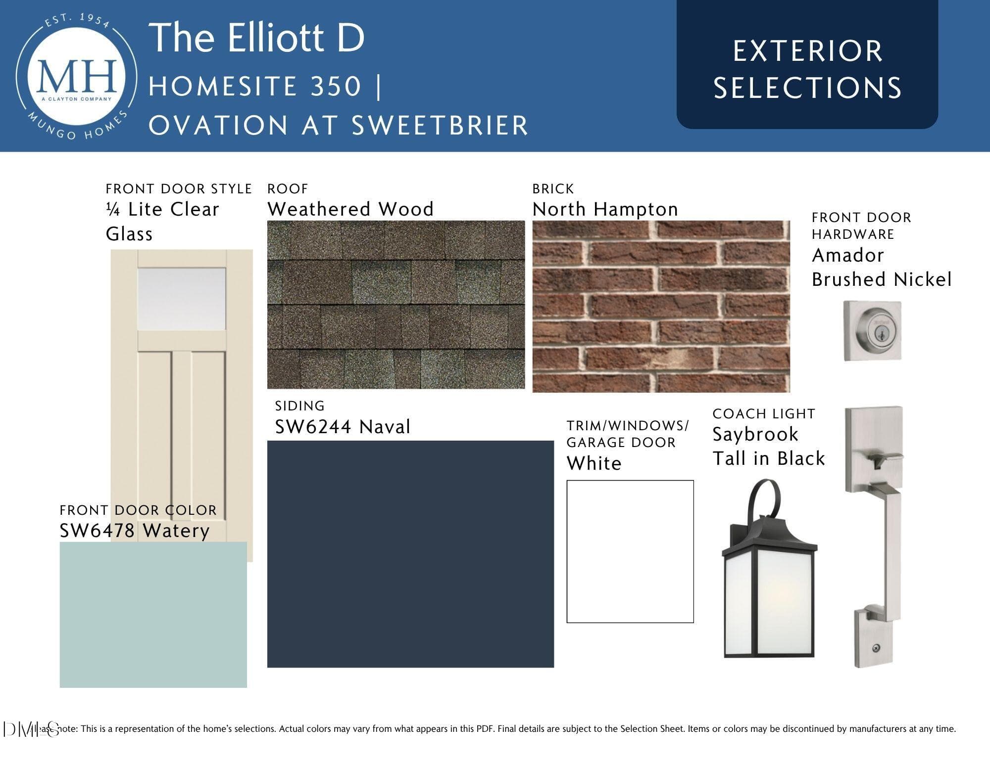 Exterior Color Scheme - 2024 Bull City Bend 350, Durham, NC 27703