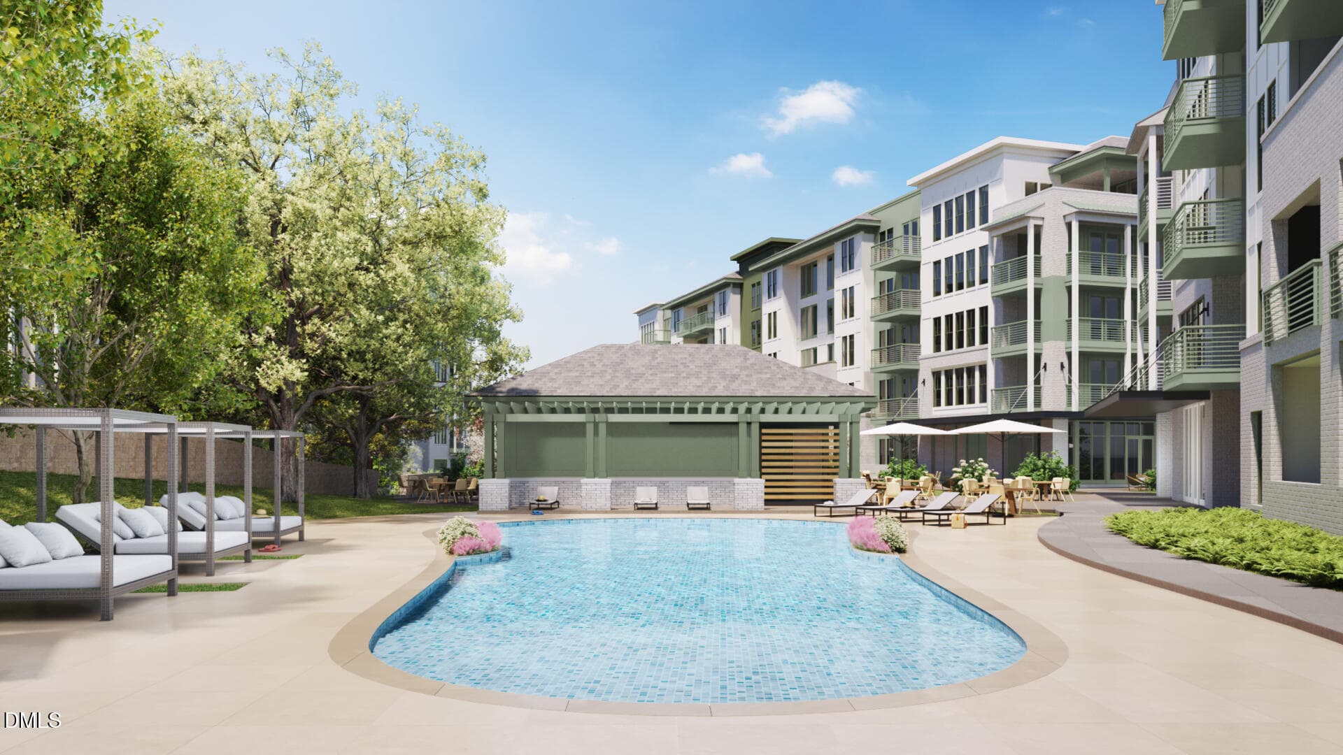 South Creek Condo Pool - 211 South Creek Crossing 310, Chapel Hill, NC 27516, Chapel Hill