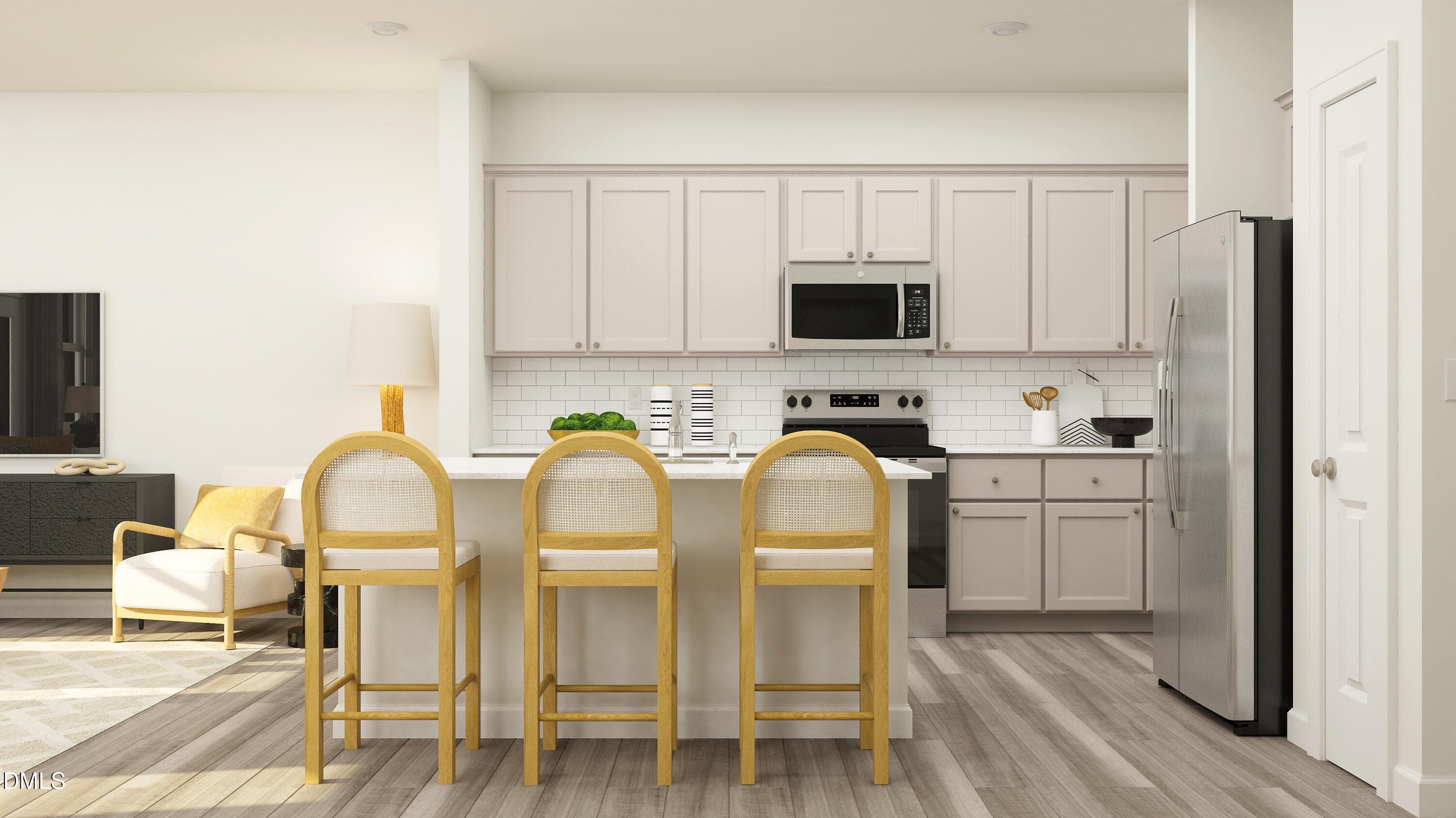SUN_MyrtleMeadows_Rend_CarsonII_Kitchen_ - 1404 Copper John Road, Rolesville, NC 27587