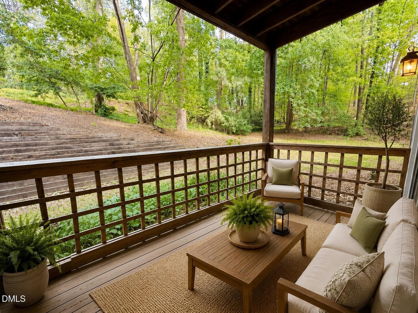 Covered Deck -virtual staging - 4120 Sedgewood Drive 106, Raleigh, NC 27612, Raleigh