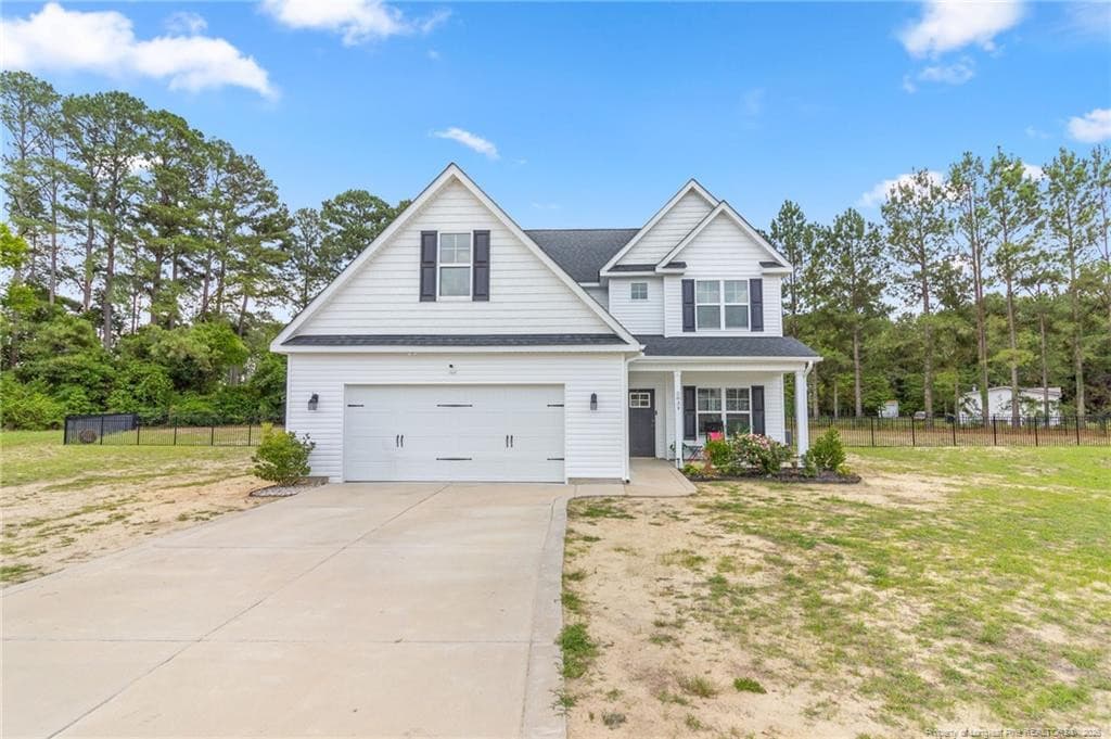 Cul-de-sac lot, fenced back yard - 5834 James Allen Lane, Stedman, NC 28391, Stedman