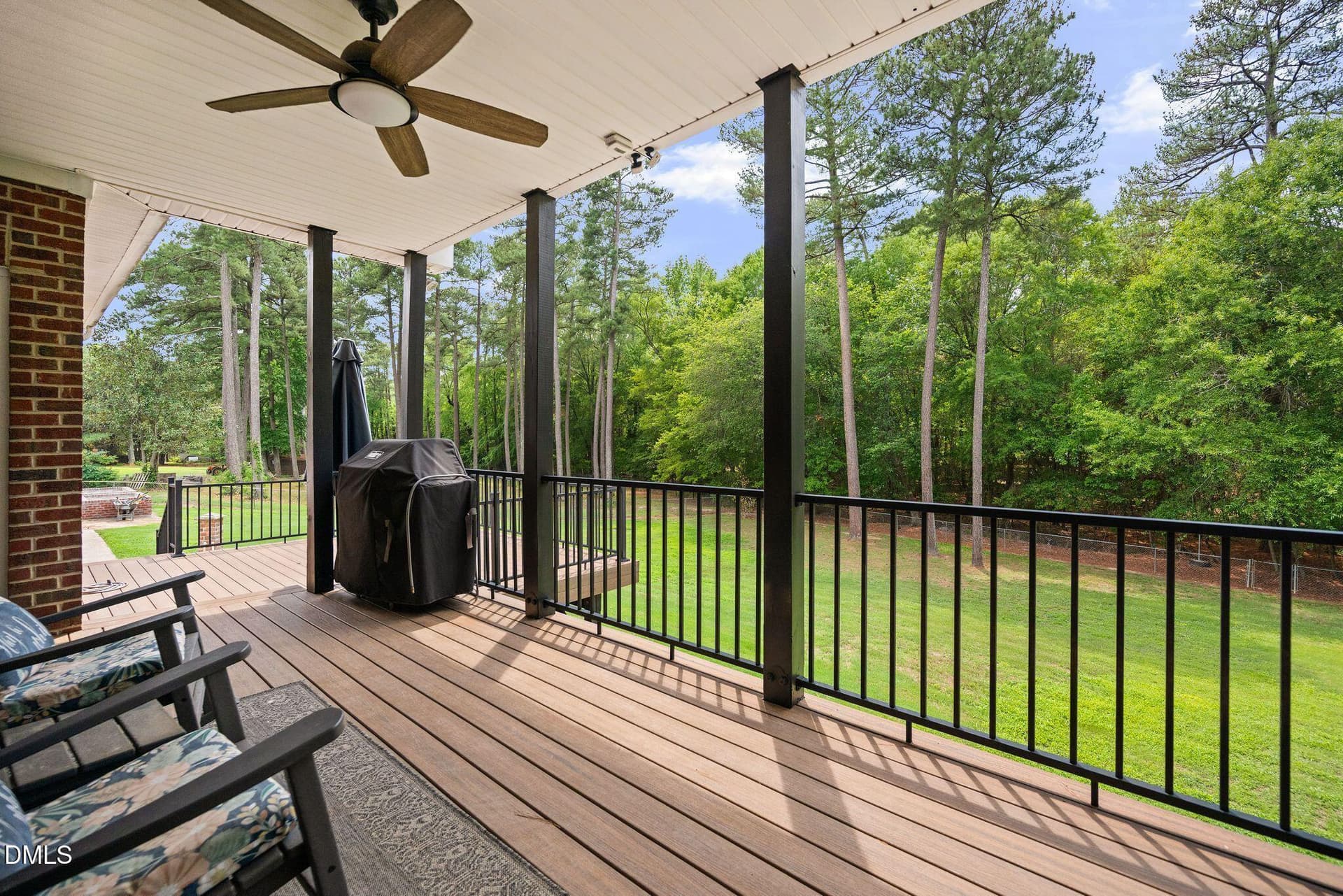 3009 Damson covered deck - 3009 Damson Court, Wake Forest, NC 27587