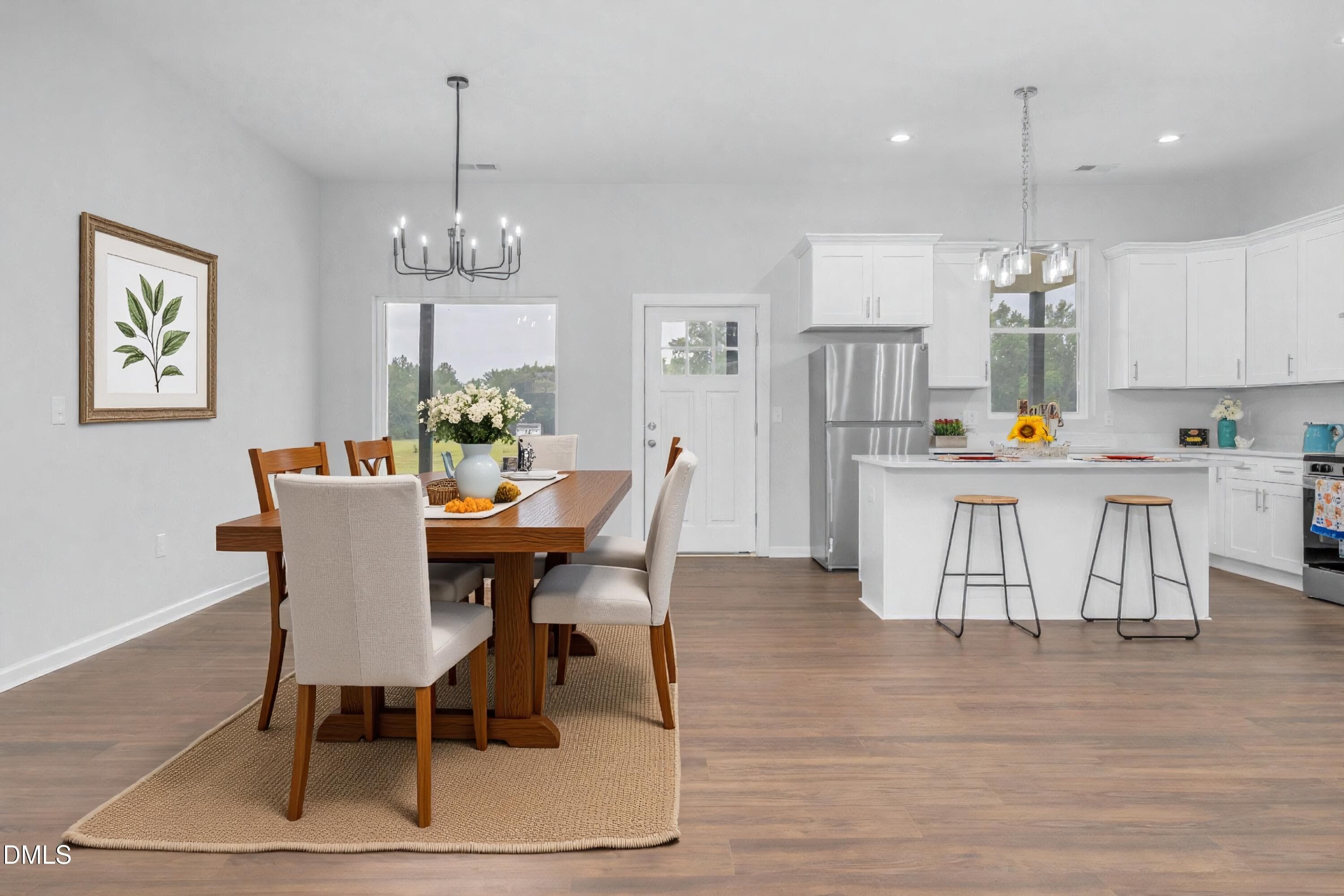 1173 Nick Coley Rd Staged Dining Room pi - 1173 Nick Coley Road, Whitakers, NC 27891, Whitakers