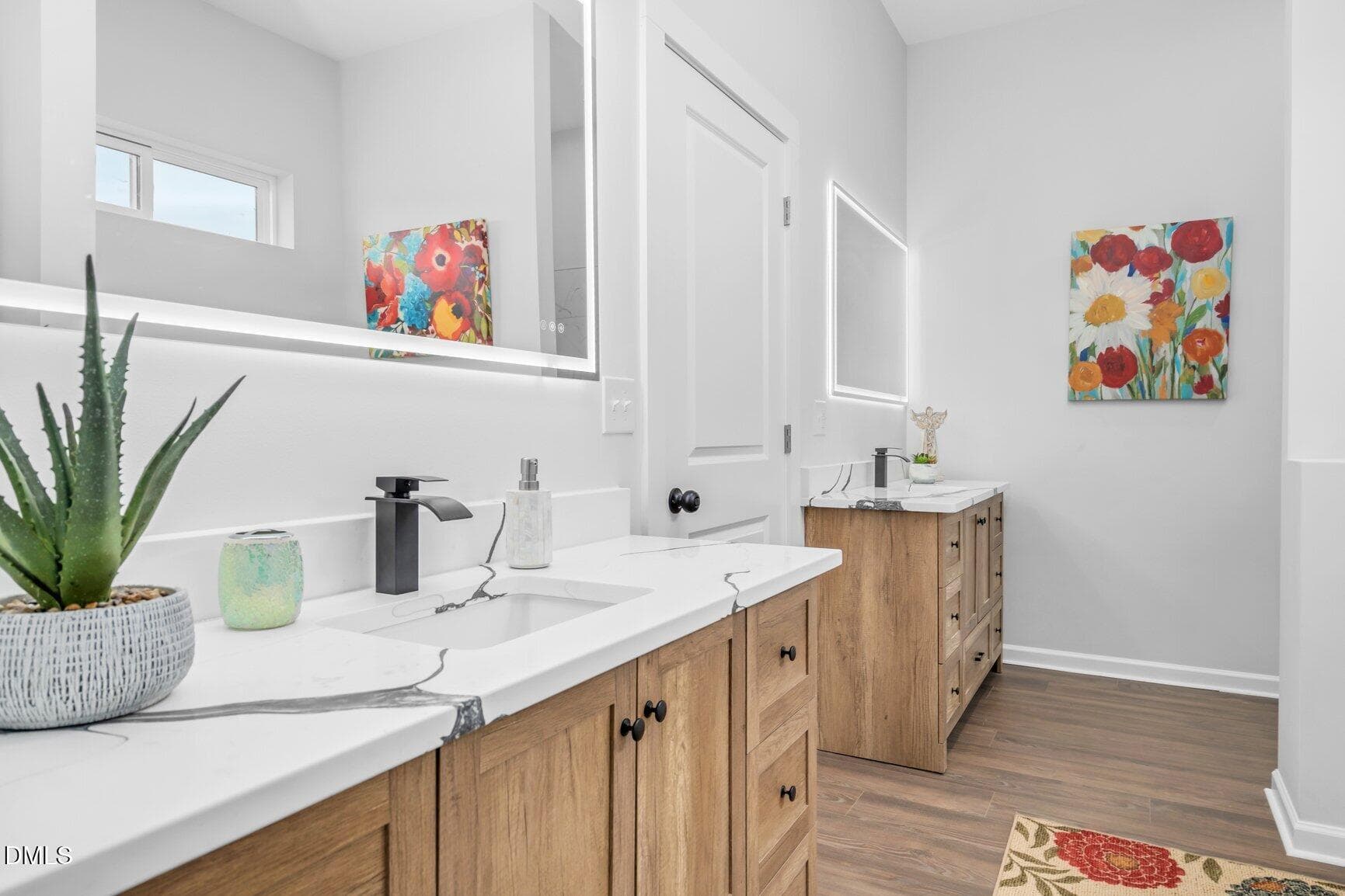 Primary Bath with 2 Vanities and Lighted - 1173 Nick Coley Road, Whitakers, NC 27891, Whitakers