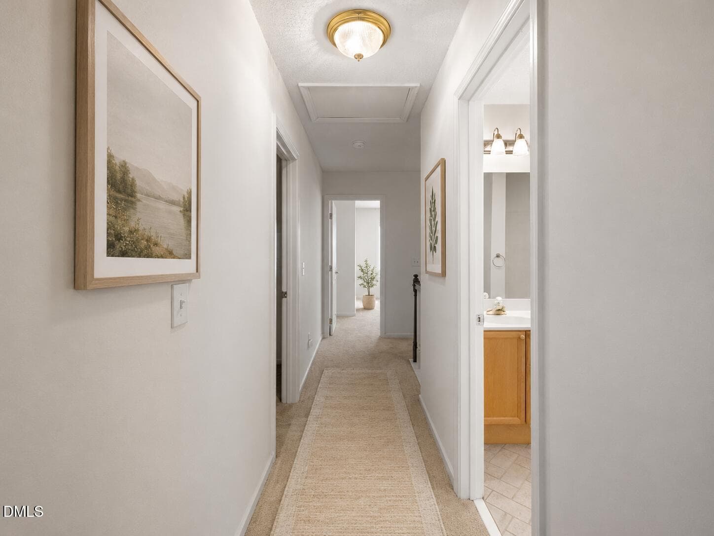 upstairs hallway - 7647 Astoria Place, Raleigh, NC 27612, Raleigh