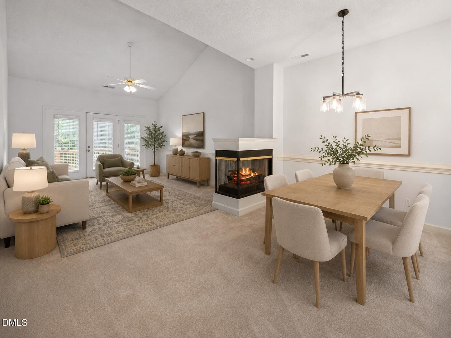 living dining room - 7647 Astoria Place, Raleigh, NC 27612, Raleigh