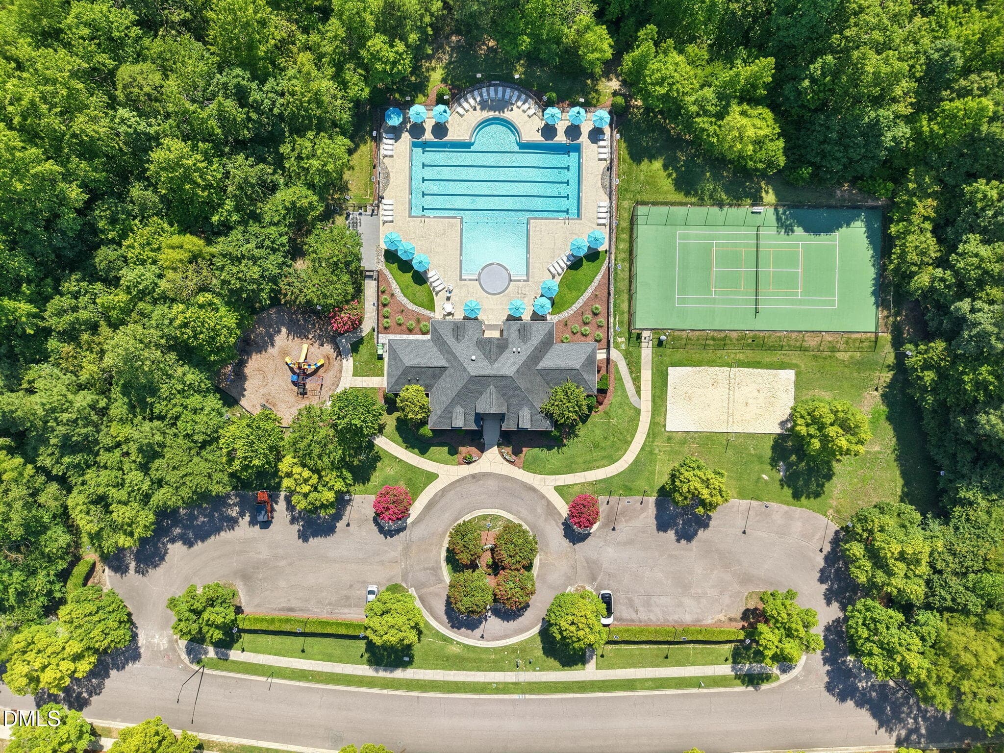 Aerial amenities - 526 Redford Place Drive, Rolesville, NC 27571