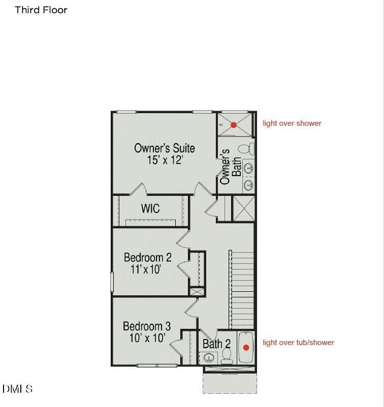 Third Floor - 706 Orchard Vista Circle, Raleigh, NC 27606, Raleigh
