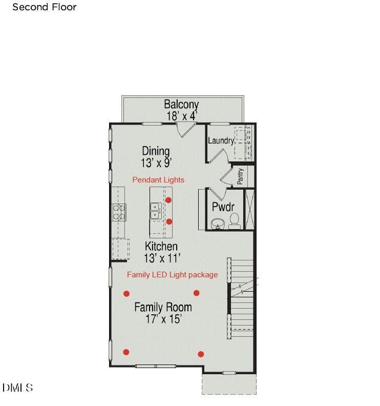 Second Floor - 706 Orchard Vista Circle, Raleigh, NC 27606, Raleigh