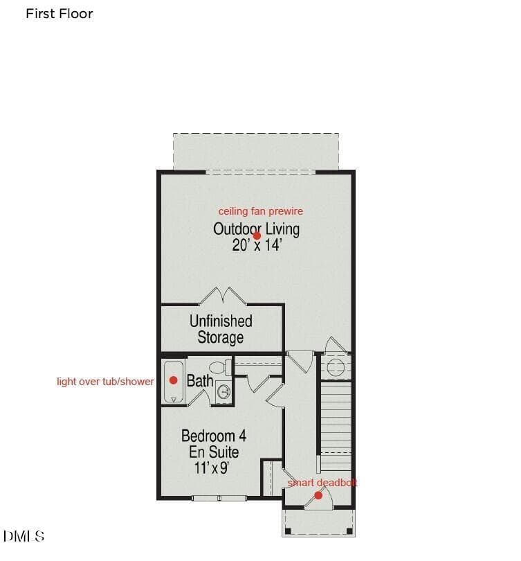 First Floor - 706 Orchard Vista Circle, Raleigh, NC 27606, Raleigh